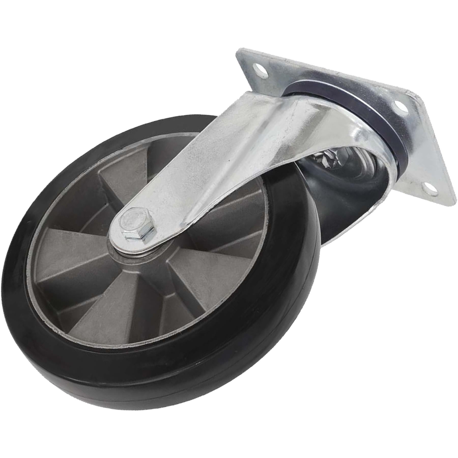 Sealey Heavy-Duty Rubber Castor Wheel Swivel 200mm