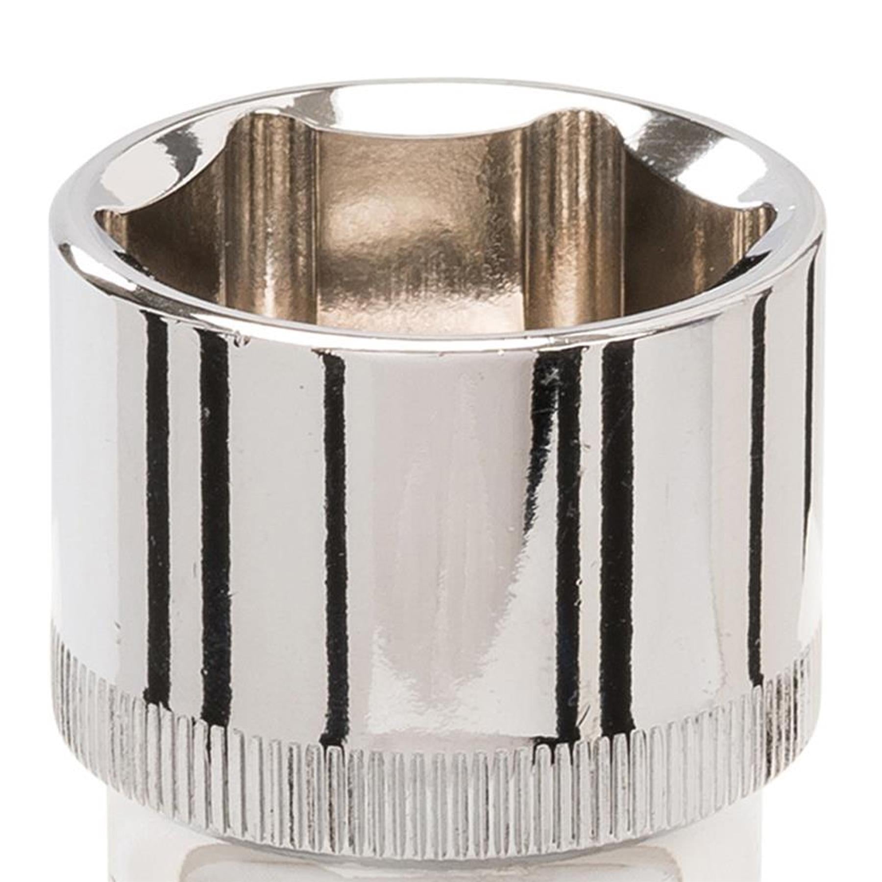 Socket 1/2" Drive Metric Hex Square 27mm Individual Hex Polished Crv Quality