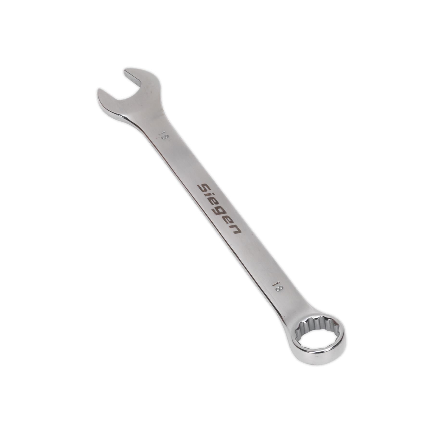 Sealey Combination Spanner 18mm Chrome Vanadium Steel