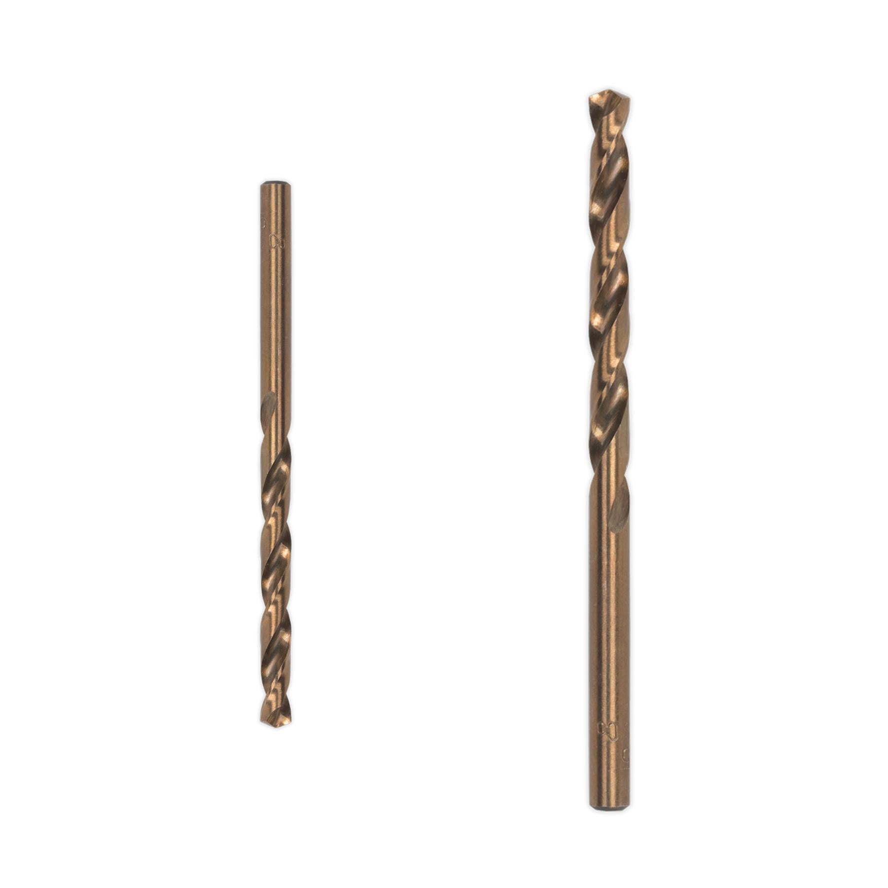 Sealey HSS Cobalt Fully Ground Drill Bit Ø4.5mm Pack of 10