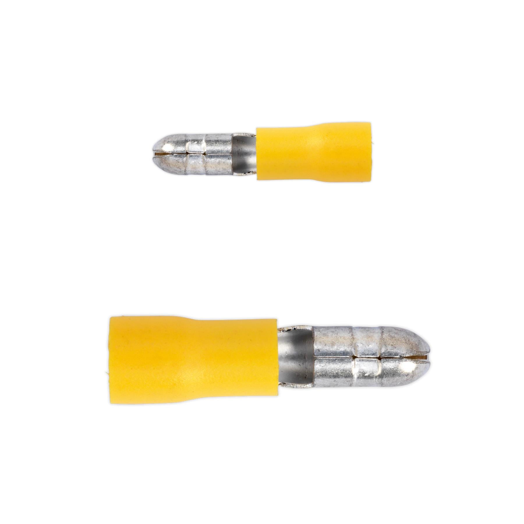 Sealey Bullet Terminal Ø5mm Yellow Pack of 100