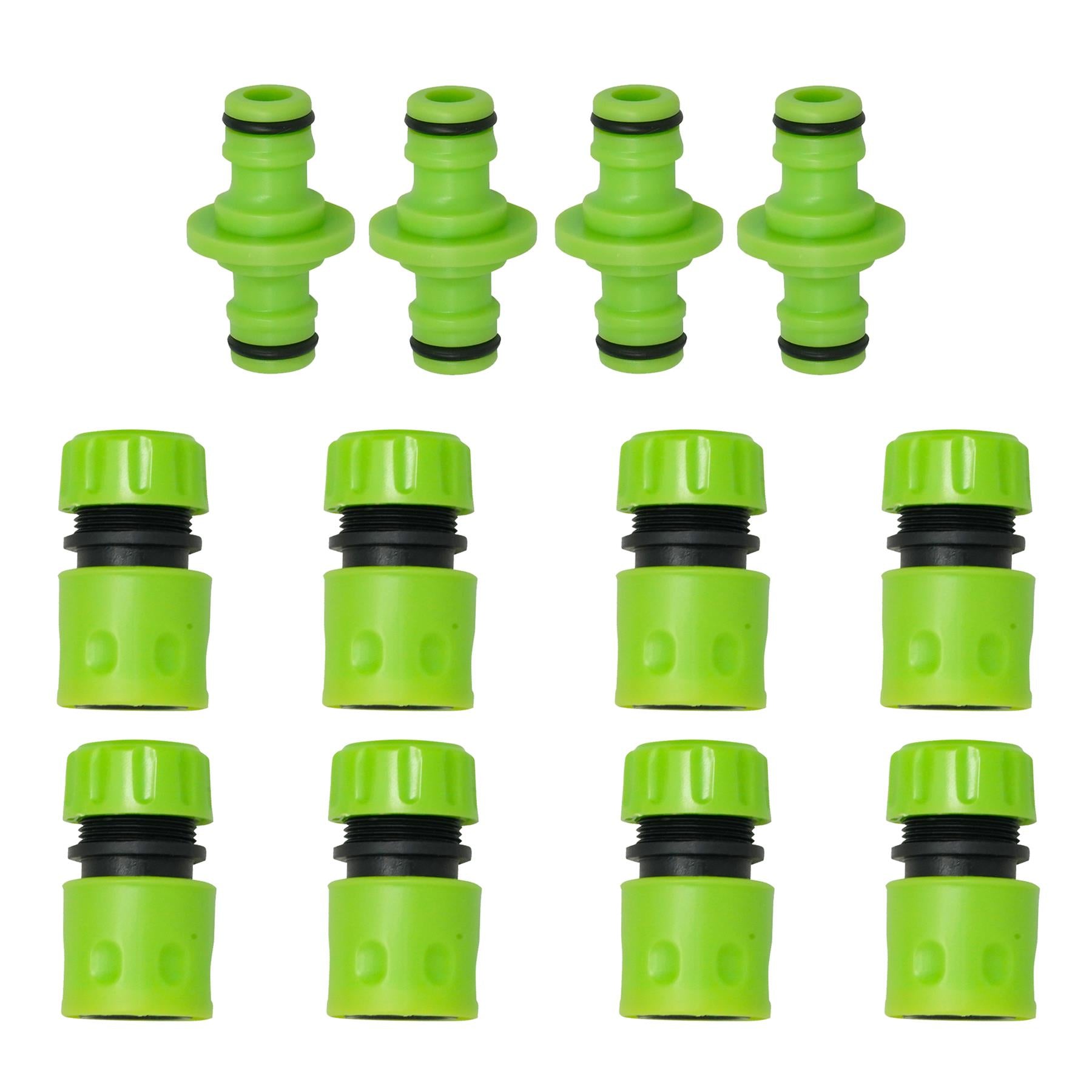 4PCS Double Male Hose Connectors