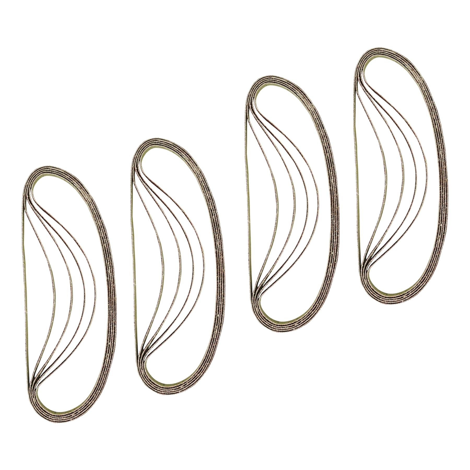 330mm x 10mm 120G Belt Power Finger File Sander Abrasive Sanding Belts 20pk