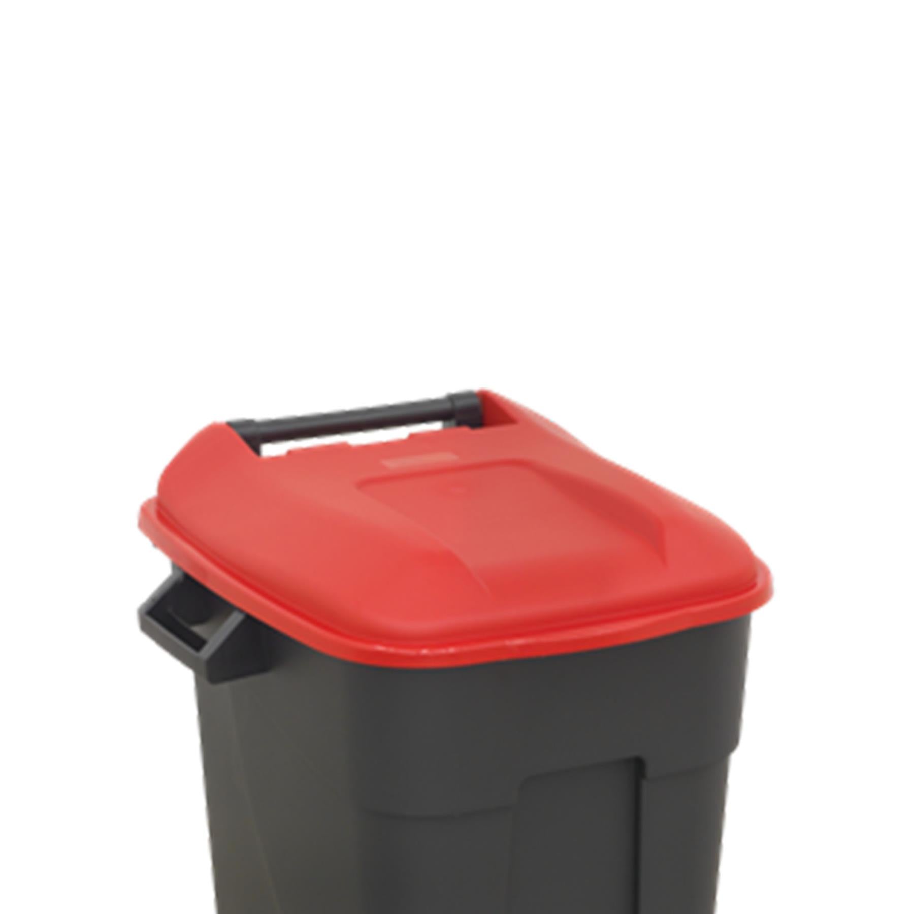 Sealey Refuse/Wheelie Bin 100L - Red