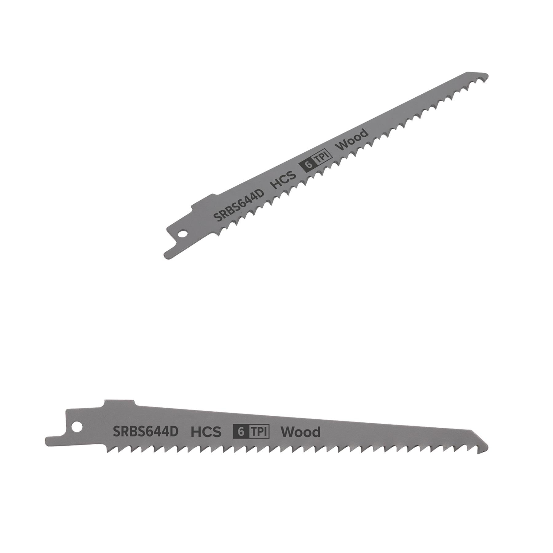 Sealey Reciprocating Saw Blade Clean Wood 150mm 6tpi - Pack of 5