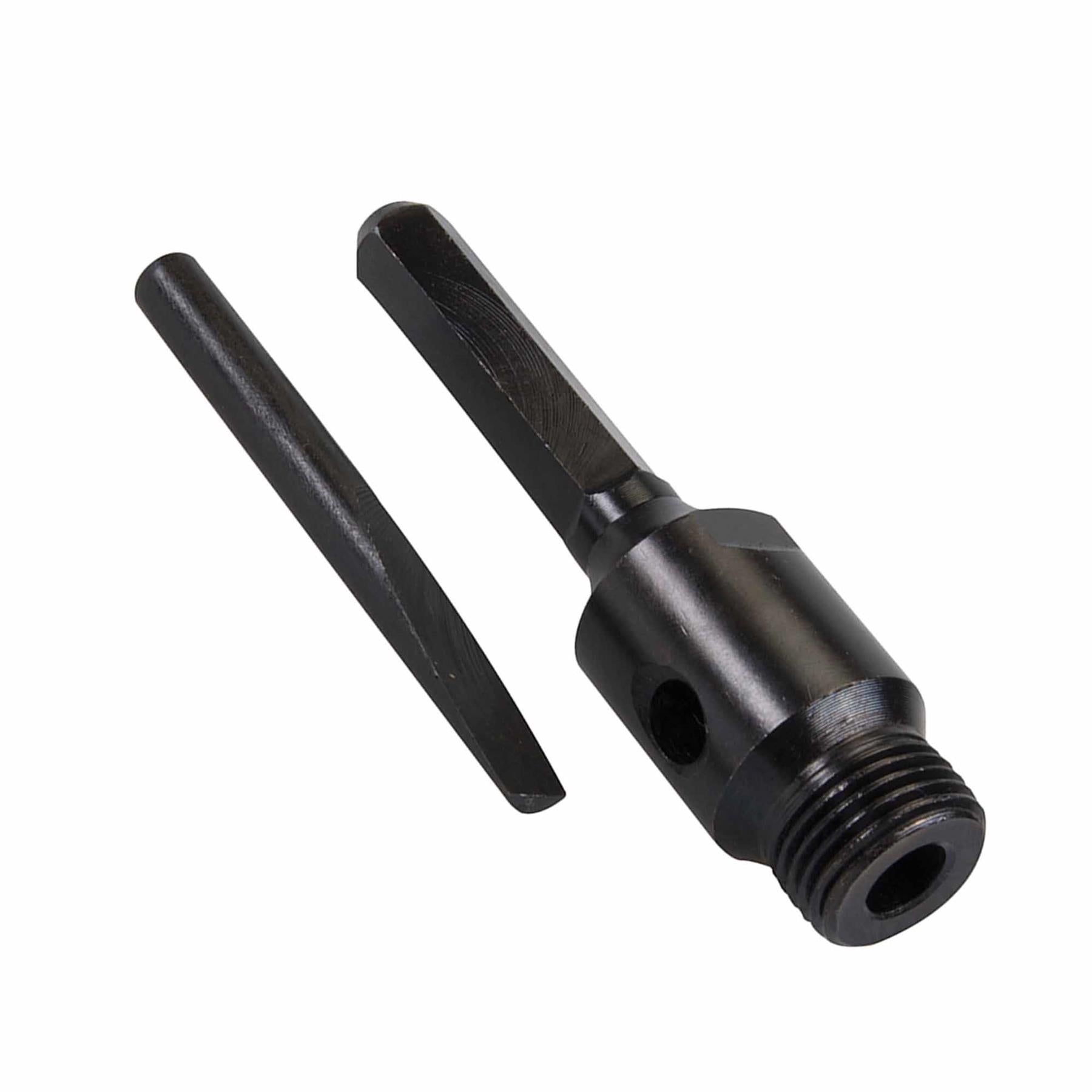 TCT Core Drill Bit 45mm Hole Saw Masonry Stone Brick Hex 100mm Extensions Pilot