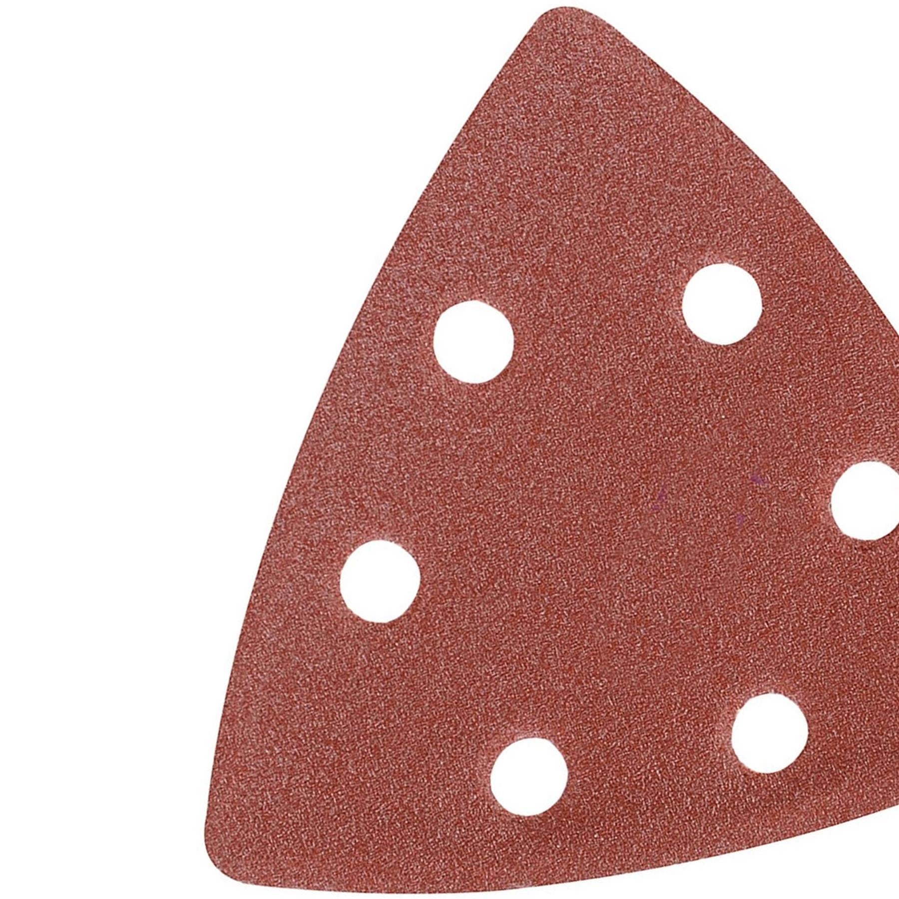 Triangle Sanding Sheets 90mm 10Pk Grit 240 Hook & Loop Aluminium Oxide