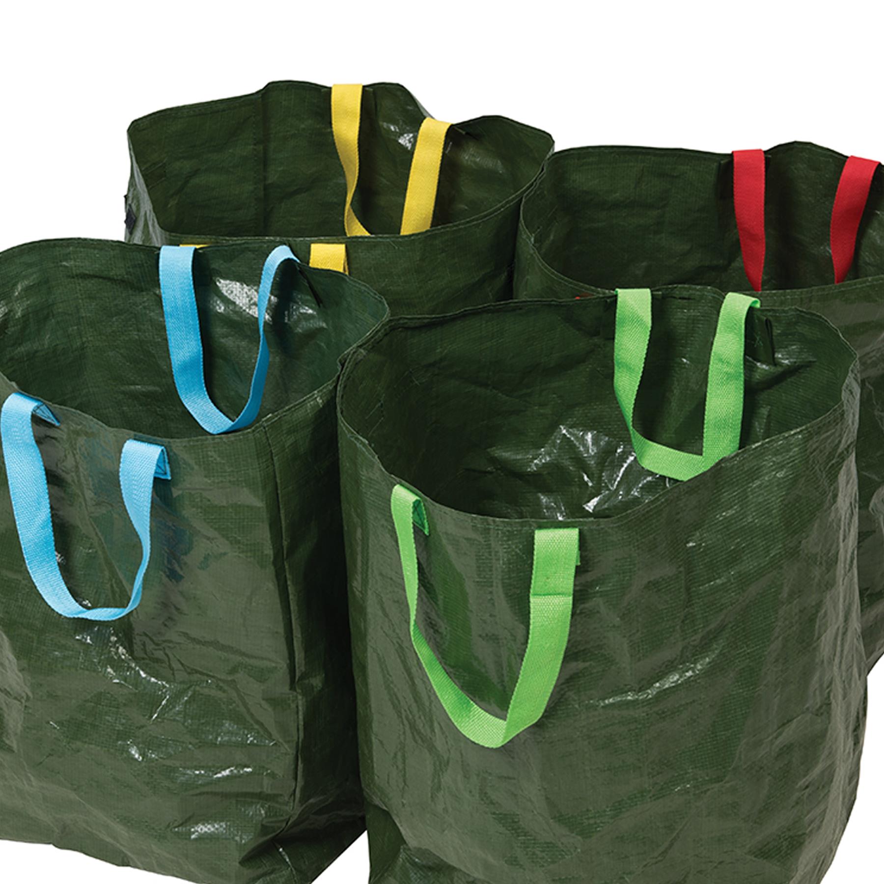 Durable Recycling Bags Uv-Stabilised / Waterproof & Tear Proof 4Pk 400X320X320mm