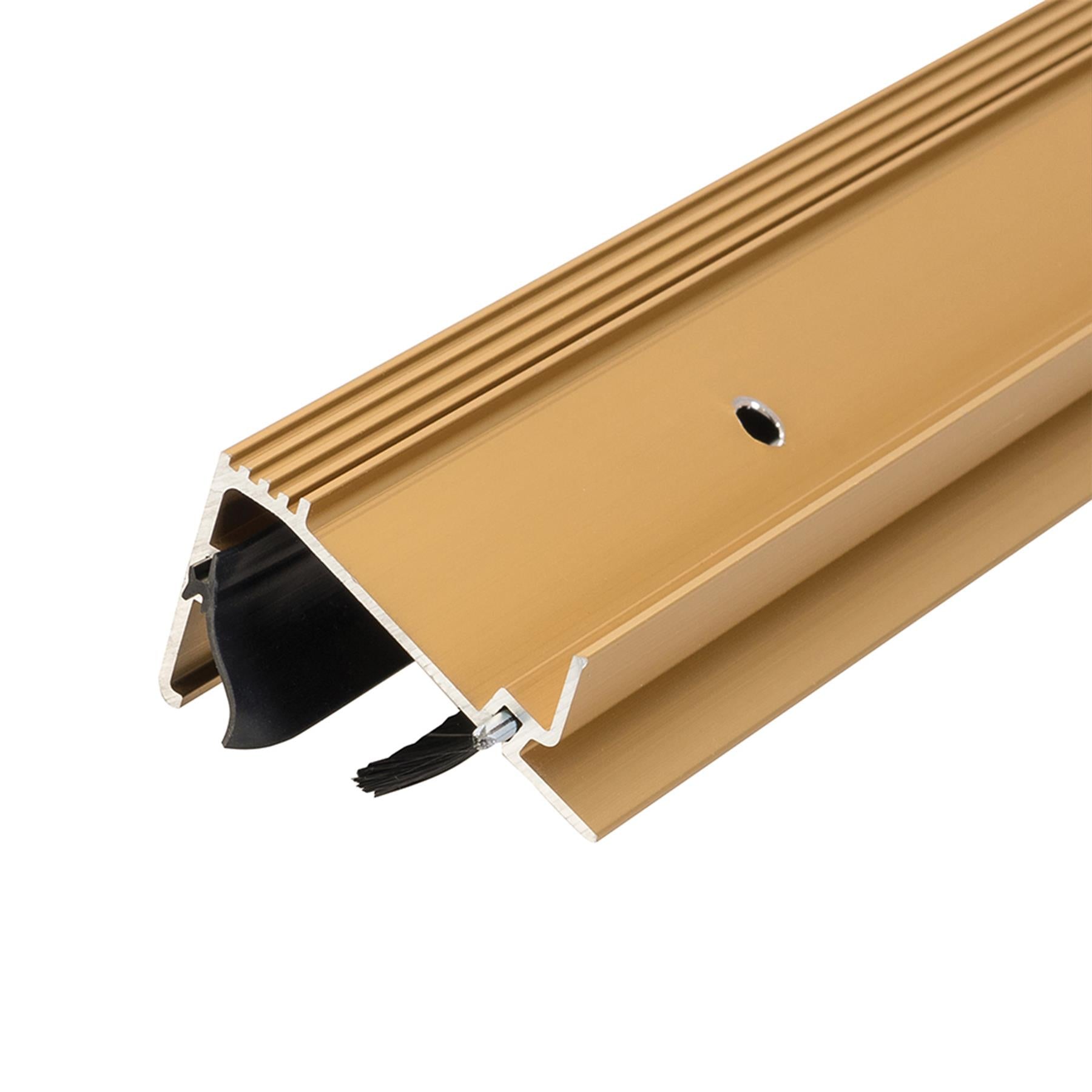 Threshold Sill Rubber Rain Draught Excluder Door Seal- Gold New