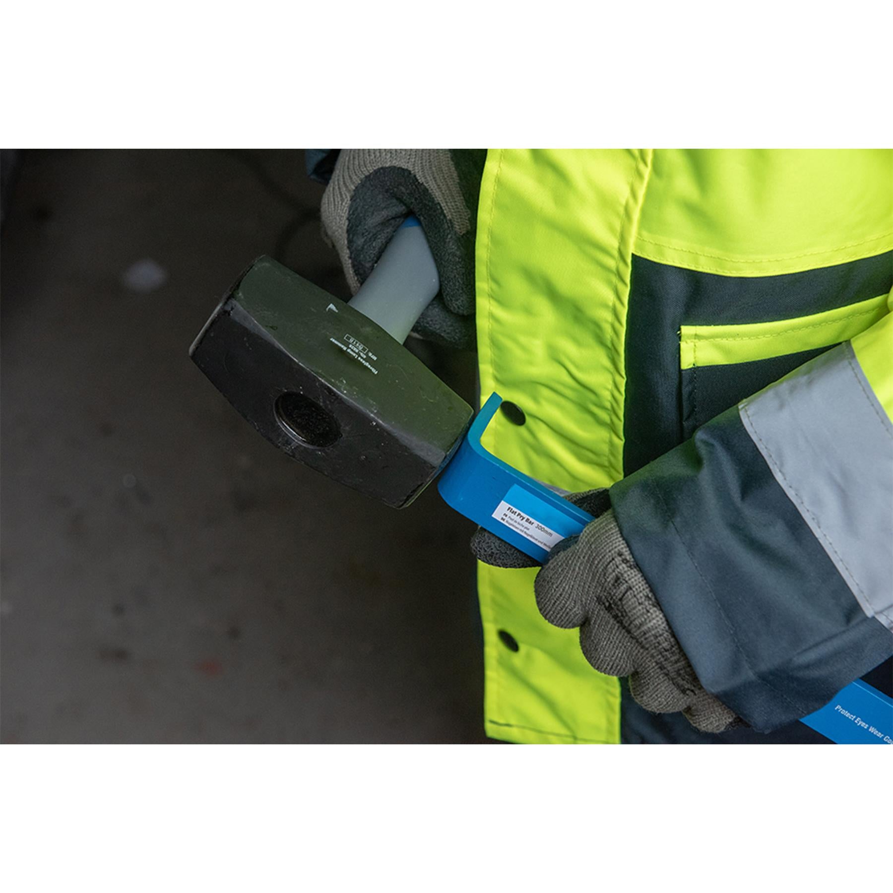 Fibreglass Lump Hammer 4Lb (1.81Kg) Steel Mallet High Grip Demoliton Building