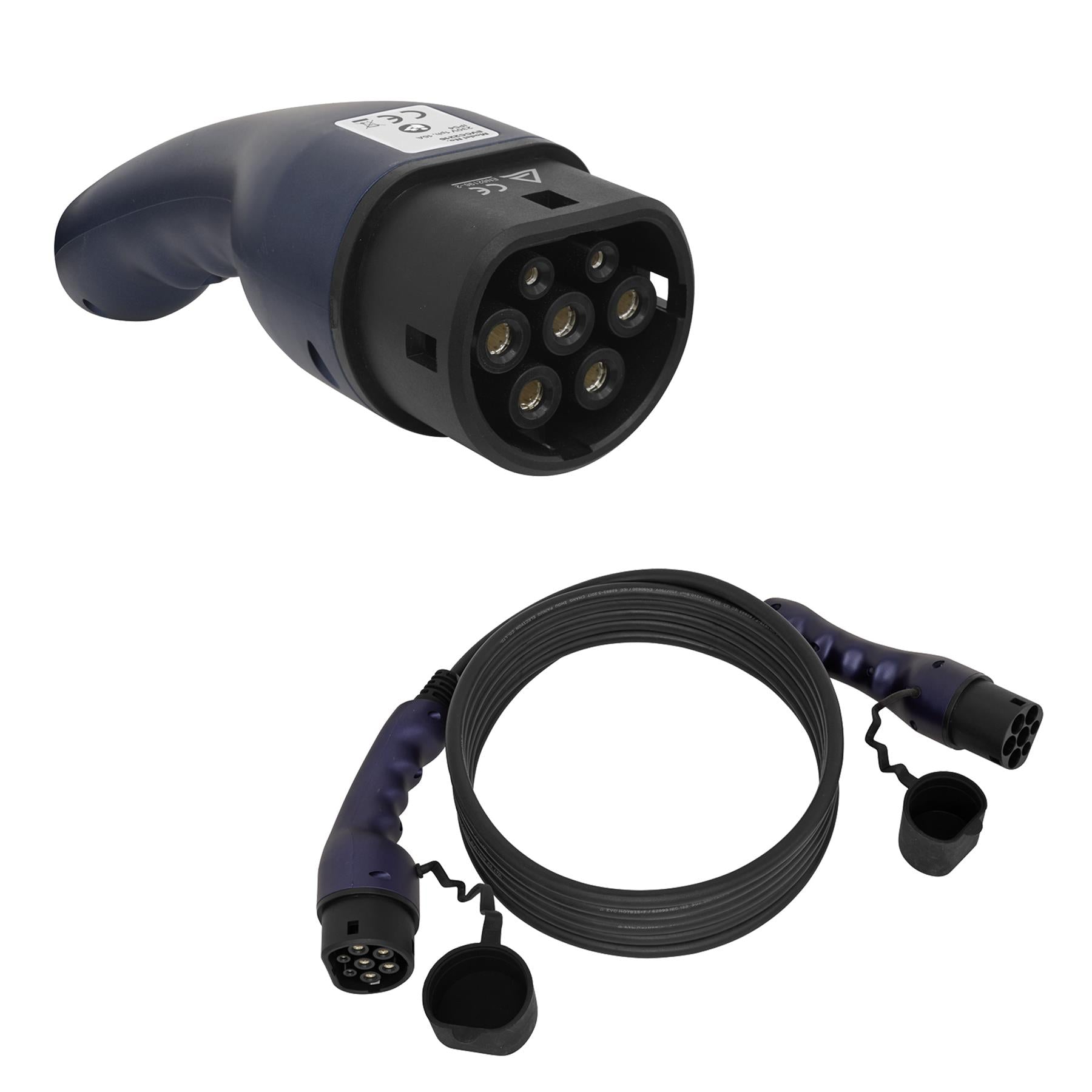 Sealey EV Charging Cable Type 2 to Type 2 16A 5m Storage Case