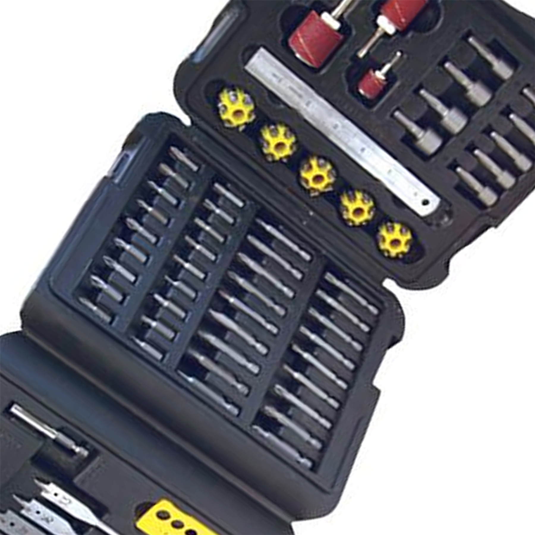113 Piece Hss Metric Twist Drill Bit Set Carry Case Hss Titanium-Coated