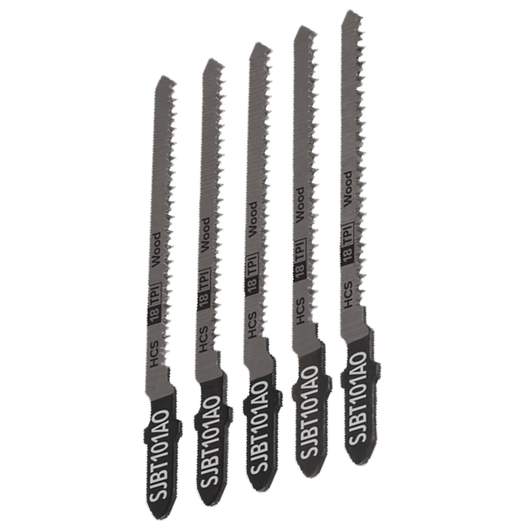 Sealey Jigsaw Blade Hard Wood 83mm 18tpi - Pack of 5