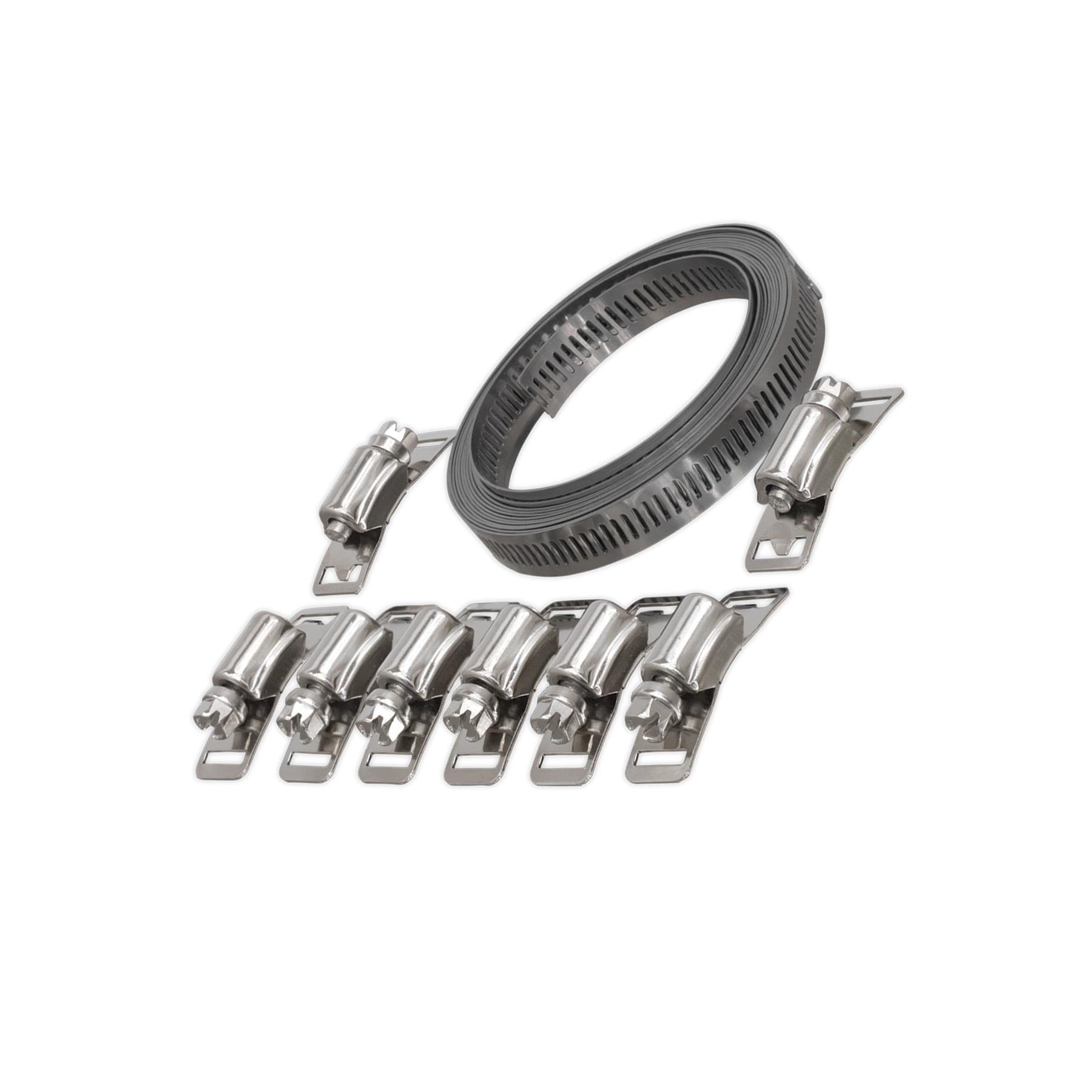 Sealey Hose Clip Set Self-Build 12.7mm Band Width