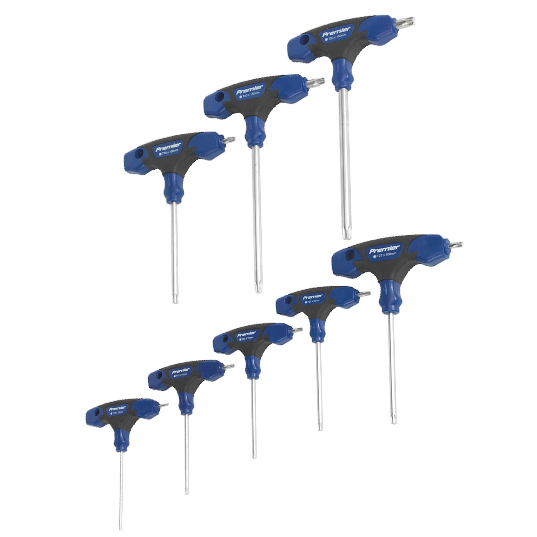 Sealey TRX-Star* Key Set 8pc T-Handle