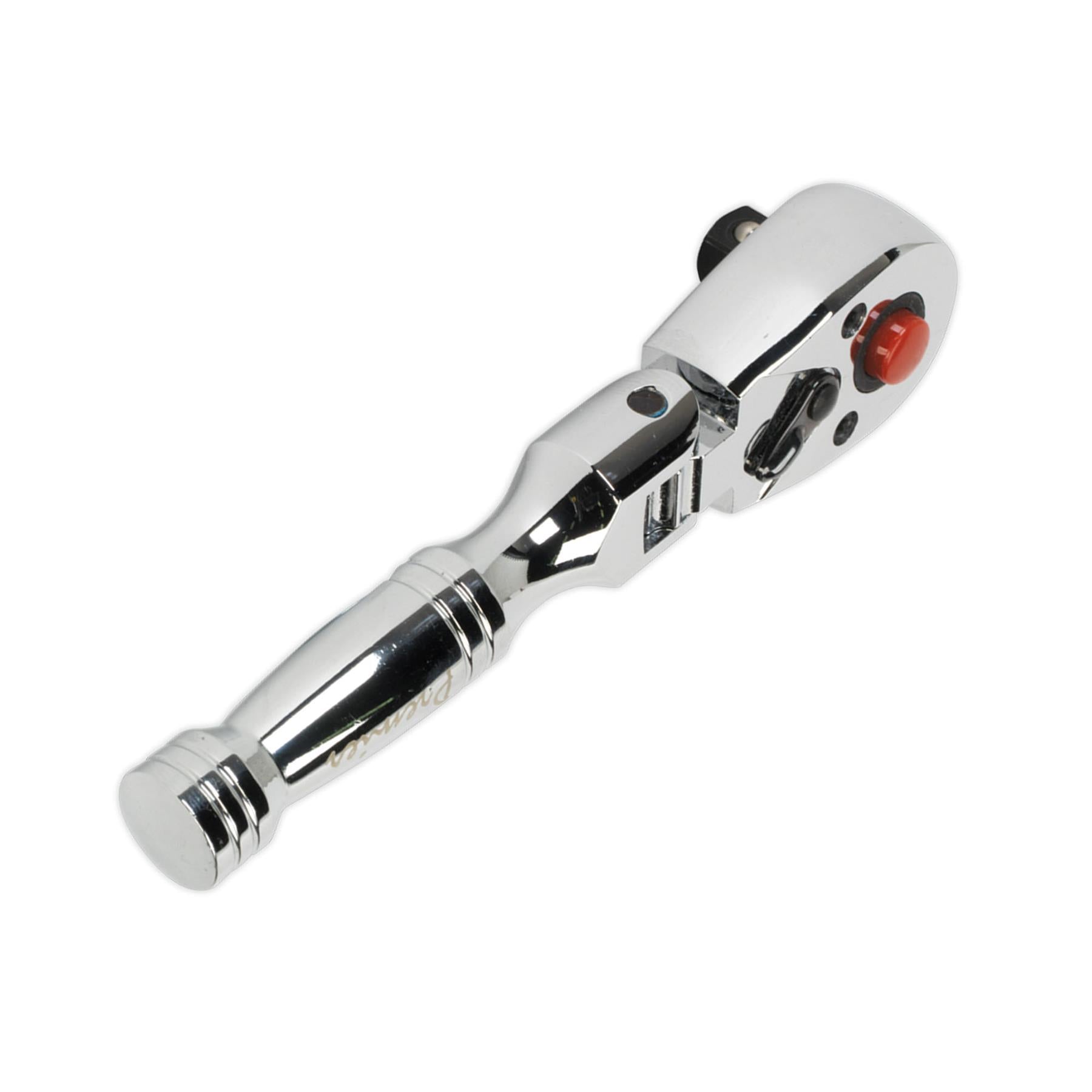 Sealey Ratchet Wrench Flexi-Head Stubby 3/8"Sq Drive