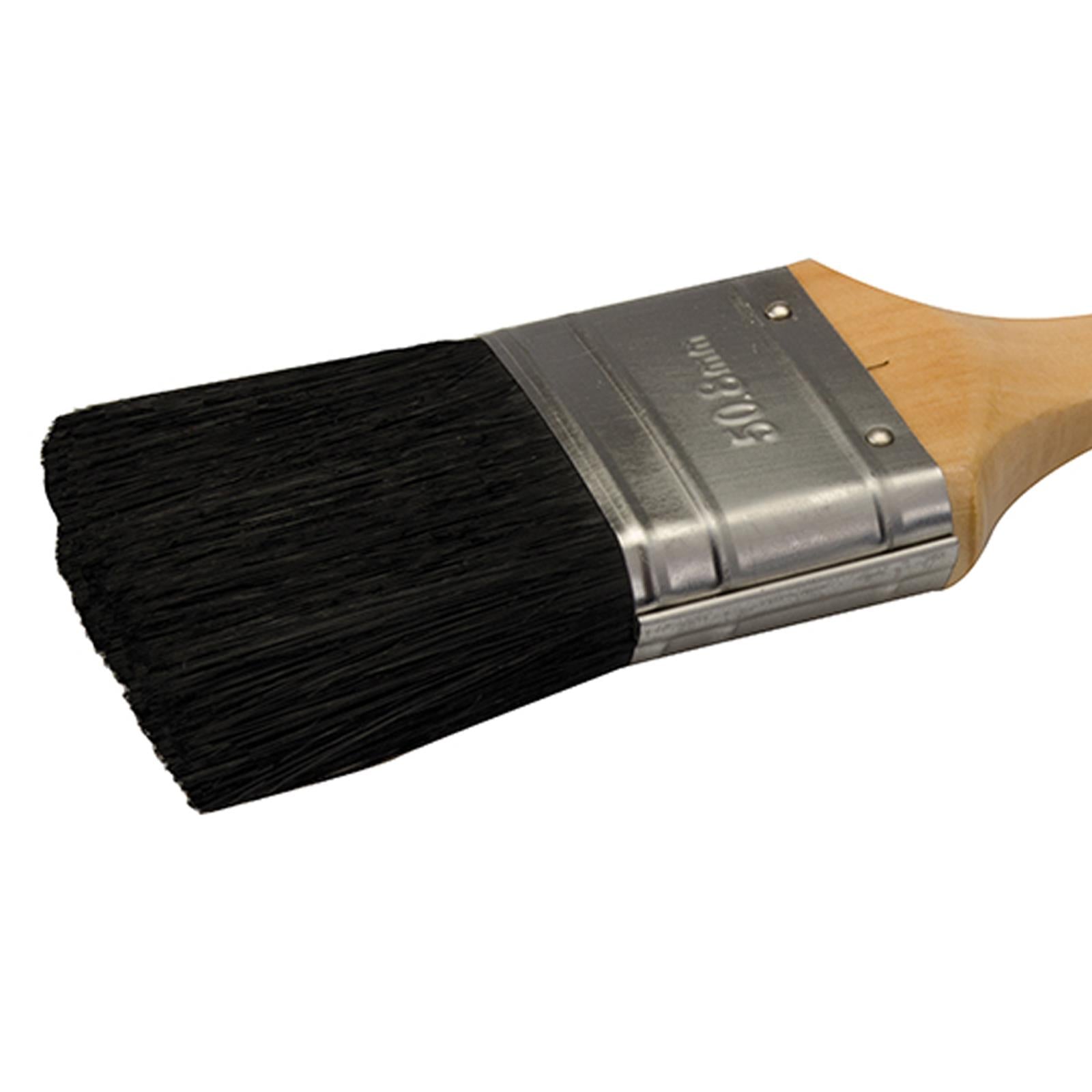 50mm Premium Paint Brush - Wood Handle Use Water & Oil-Based Coatings