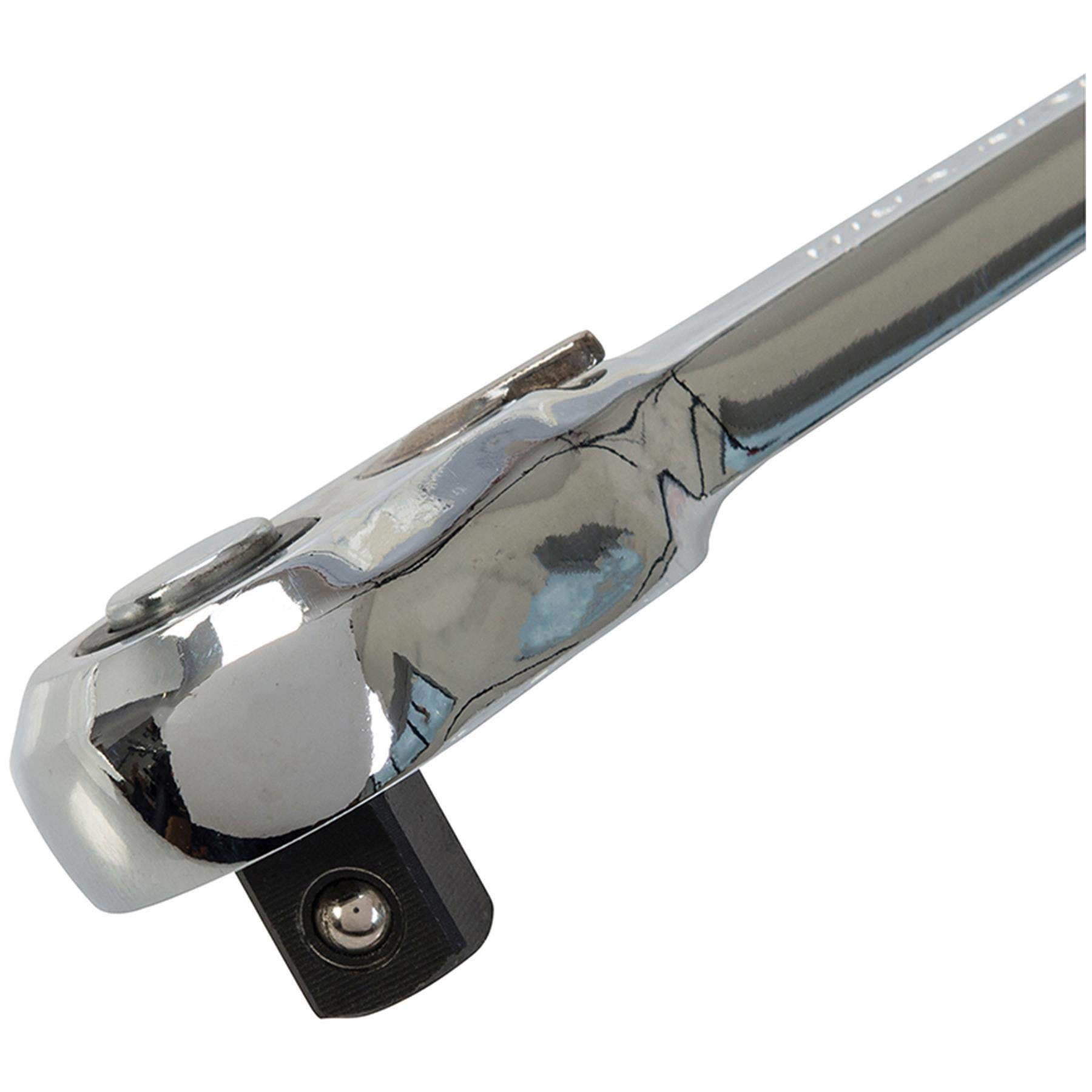 King Dick Full Chrome Reversible Ratchet SD 60 Teeth 1/4"
