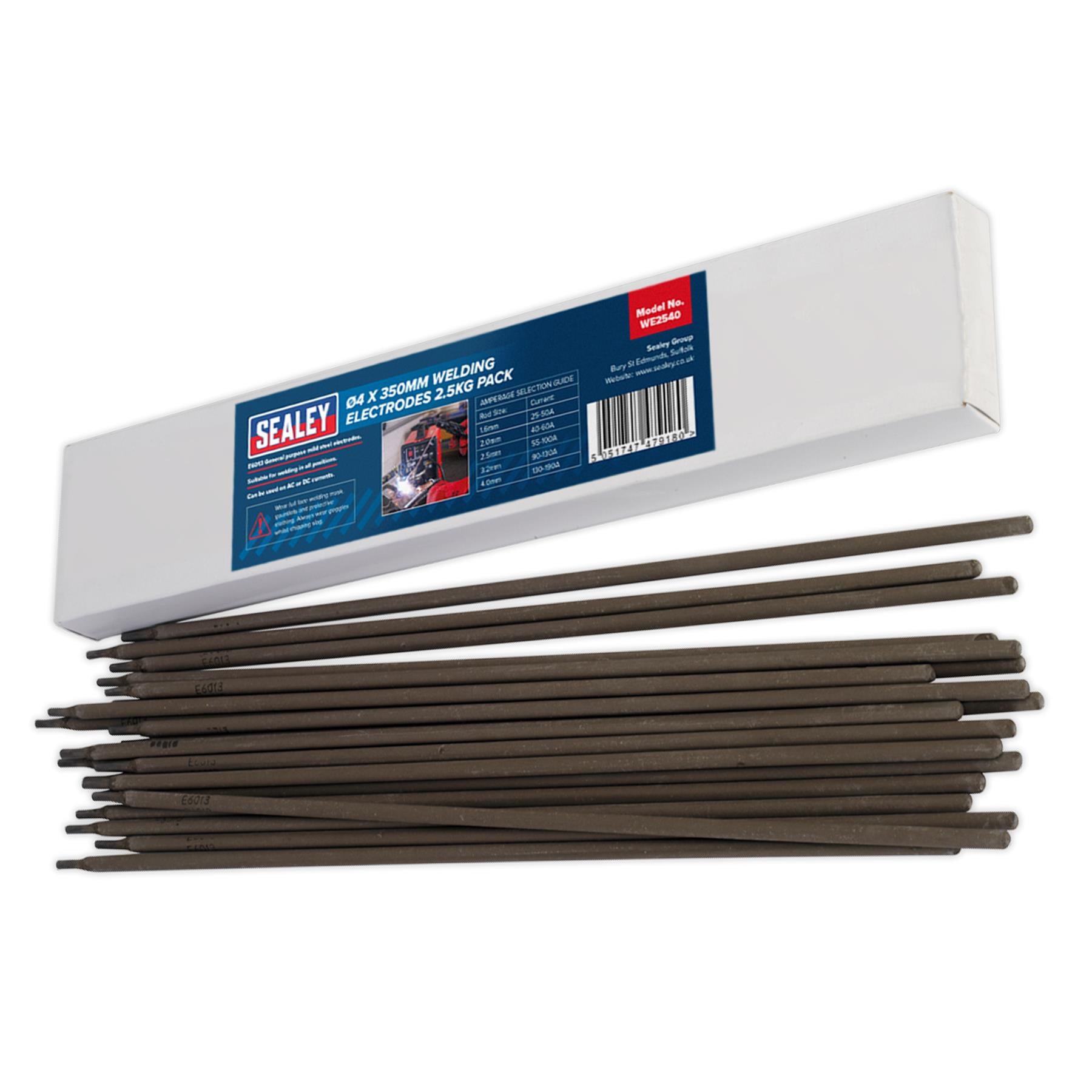 Welding Electrodes 4 x 350mm 2.5kg Pack Mild Steel Sealey