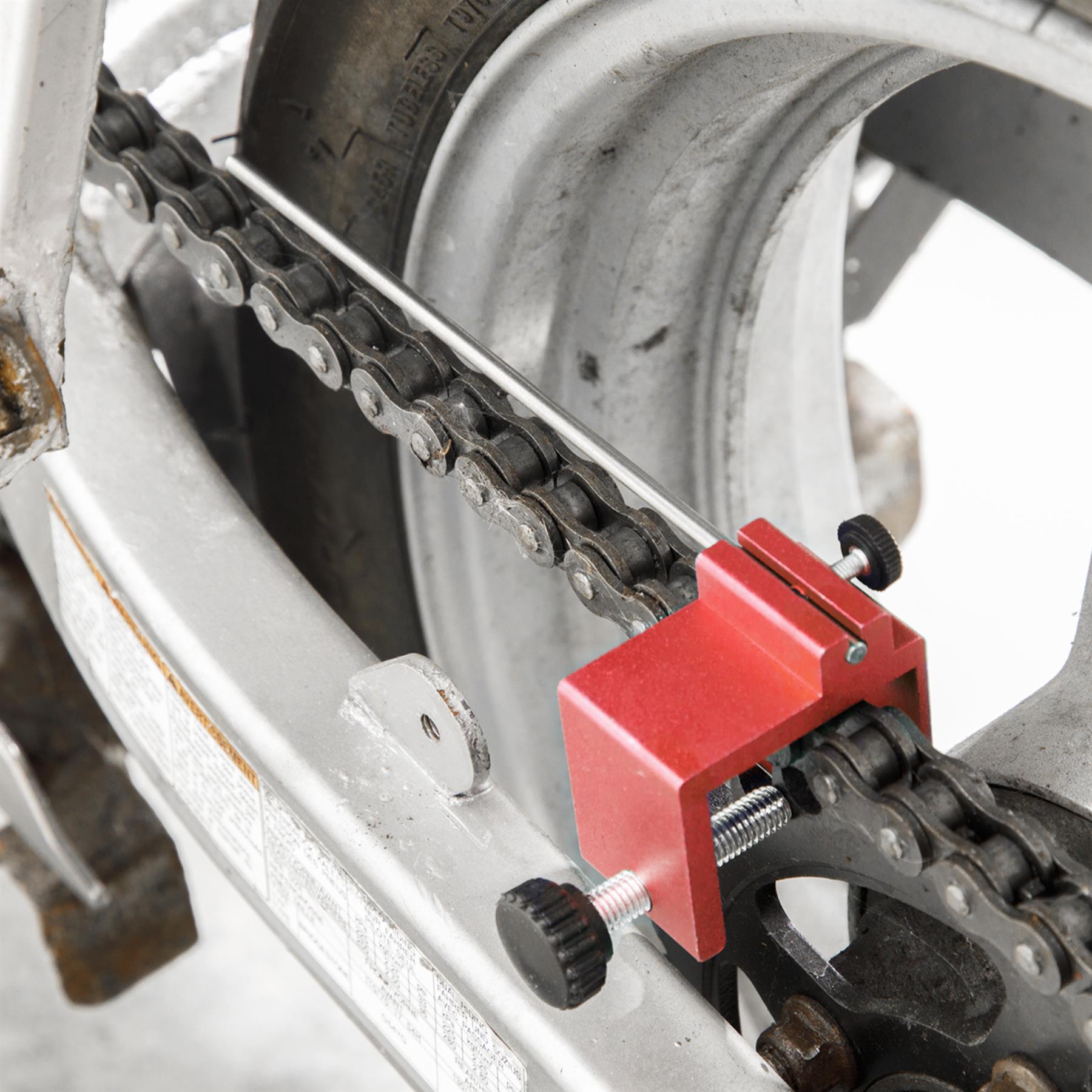 Sealey Motorcycle Motorbike Universal Chain & Sprocket Alignment Tool