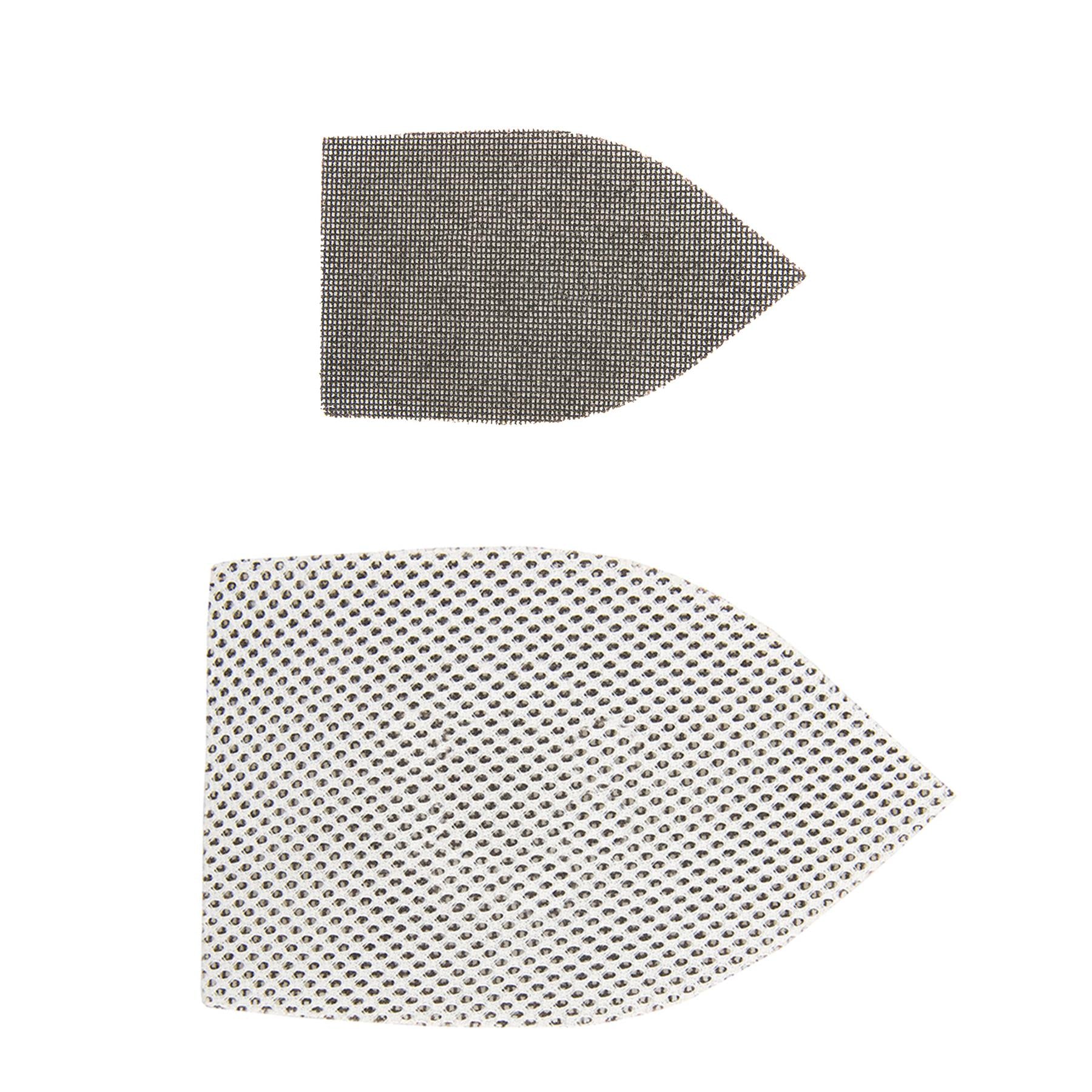 Hook & Loop Mesh Triangle Sheets 175 X 105mm 10Pk 120 Grit Brand New
