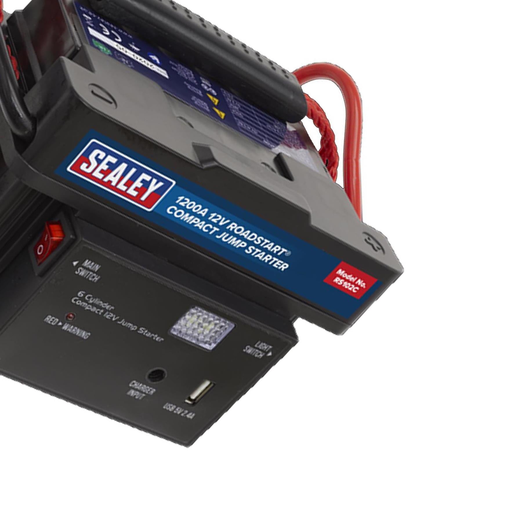 Sealey RoadStart Compact Jump Starter 12V 1200A - RS102C