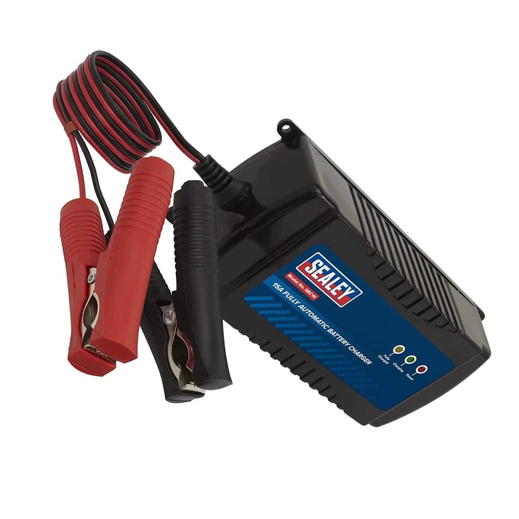 Sealey Battery Maintainer Charger 12V 15A Fully Automatic
