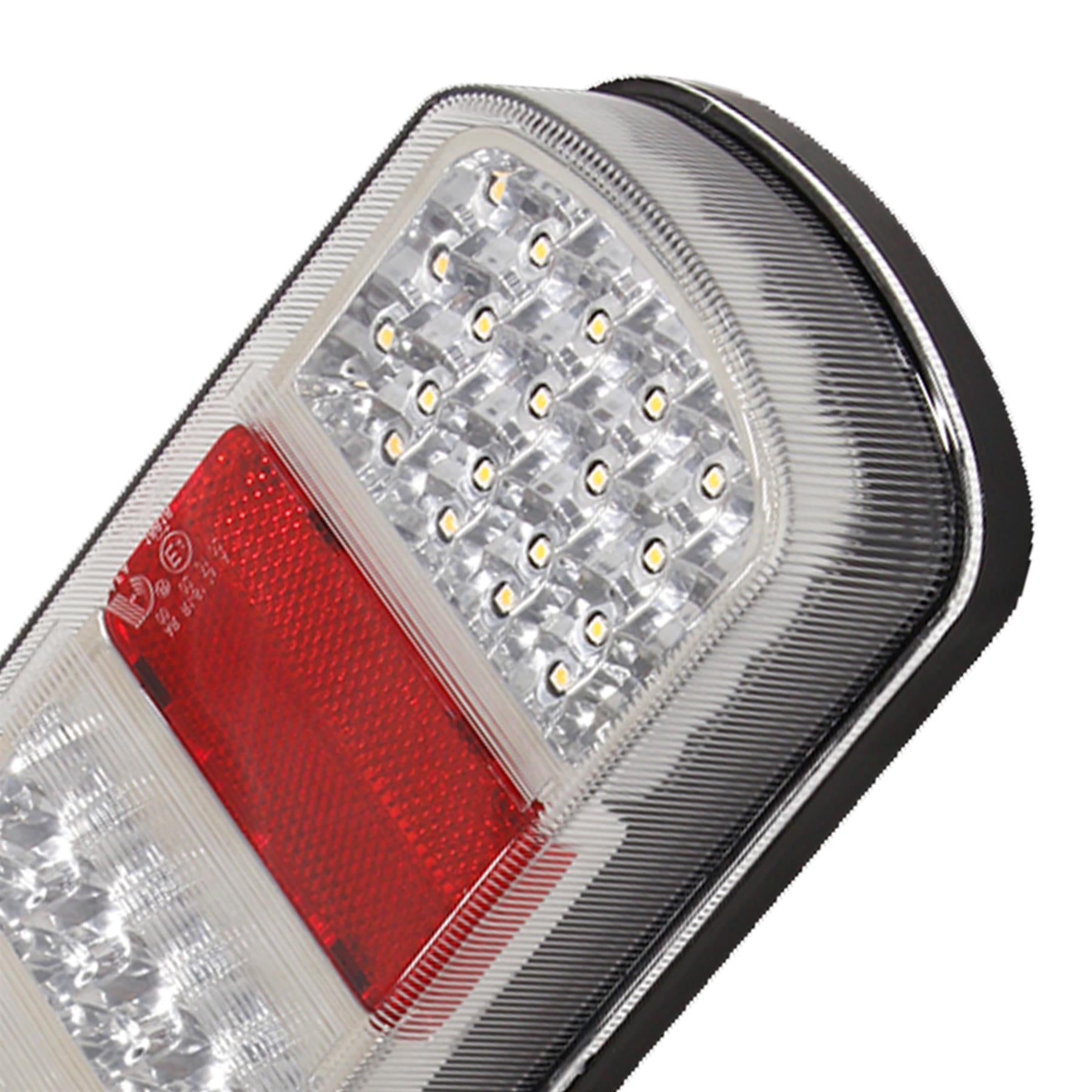 Sealey Rear Rectangle Lamp Cluster (Pair) LED 12V