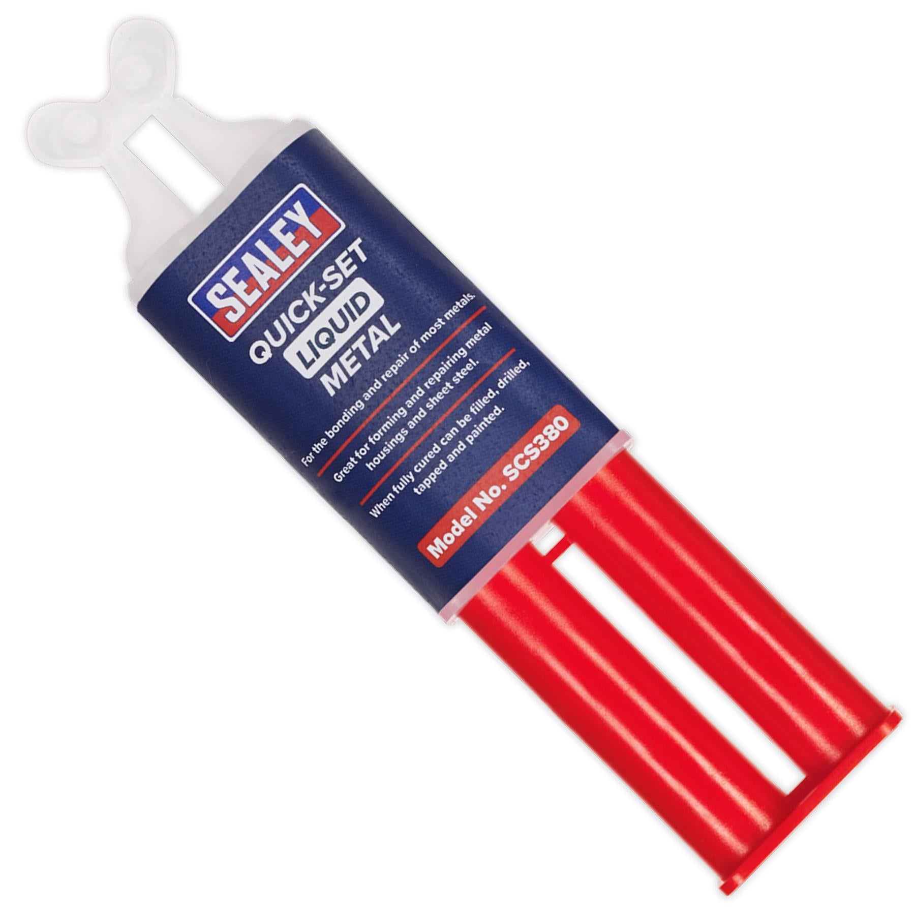 Sealey 25ml Quick-Set Liquid Metal - Epoxy Metal Repair Syringe