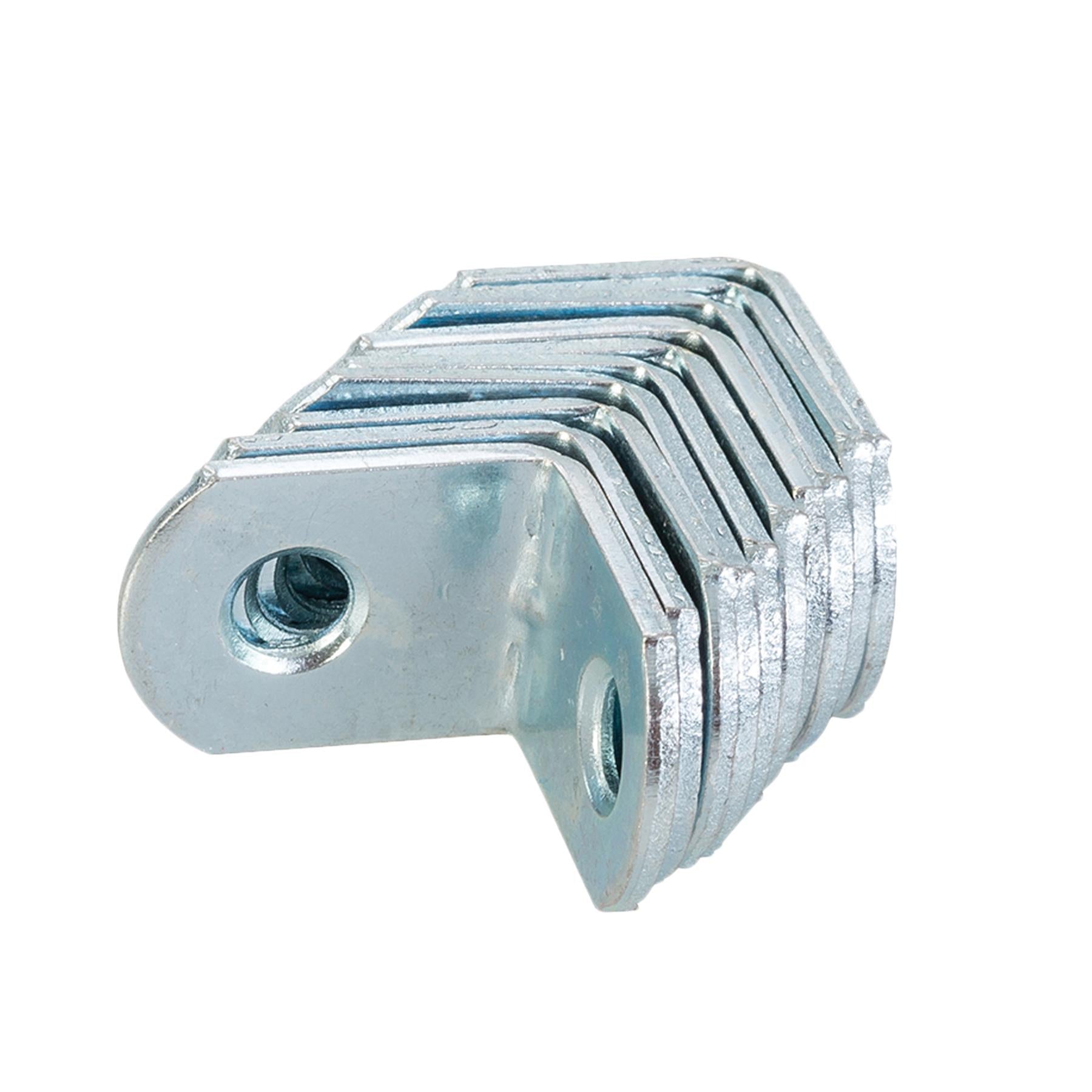 50pcs Stainless Steel Right Angle Bracket L Shape Corner Brace Tool 19*19mm