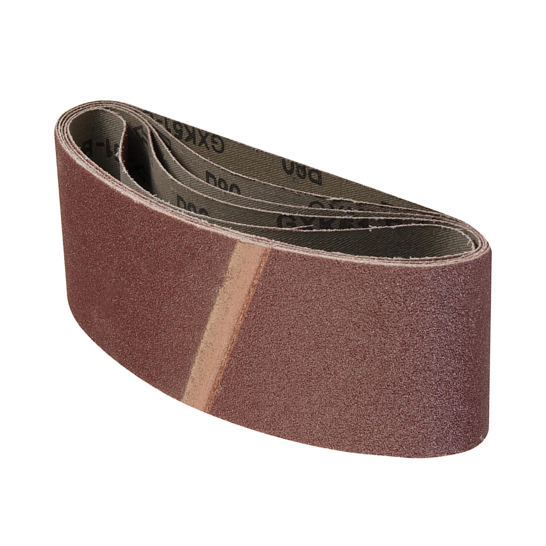 High-Quality Sanding Belts 65 x 410mm 5pk 120 Grit Sanding Wood Metal Paint Sanders New