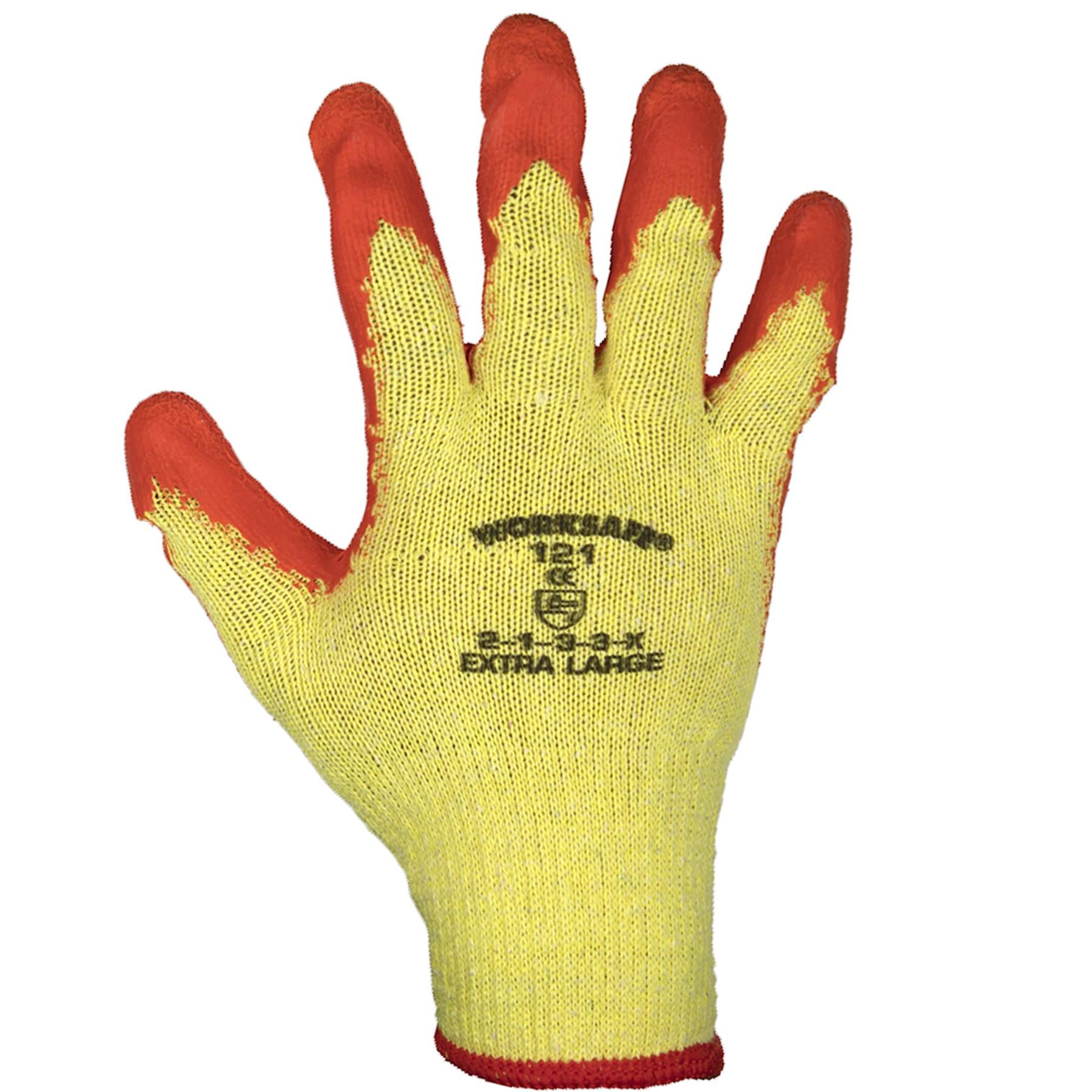 Sealey Super Grip Knitted Gloves Latex Palm (X-Large)-Pk of 120 Prs