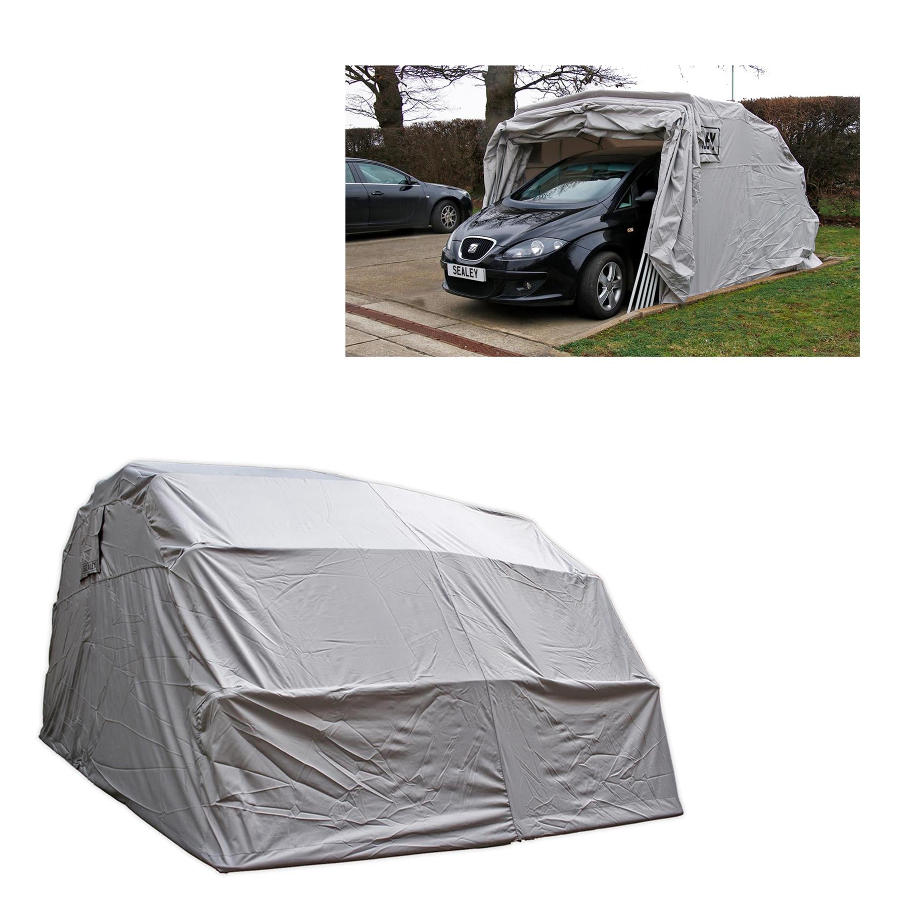 Sealey Vehicle Storage Shelter 2.7 x 5.5 x 2m White CCS01