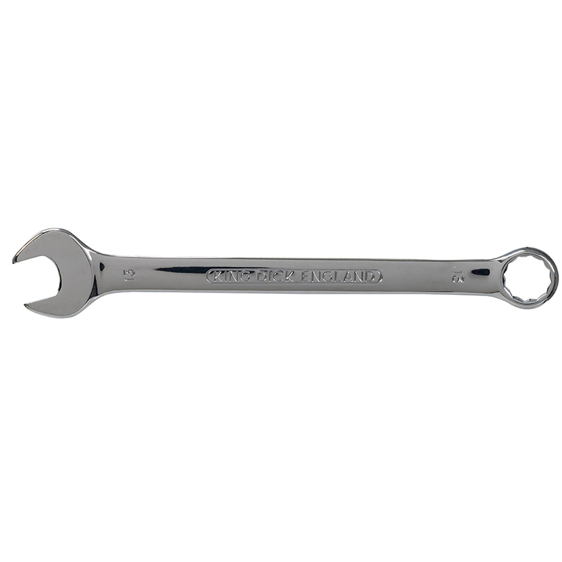 King Dick metric 13 MM polished chrome combination spanner wrenches spanners