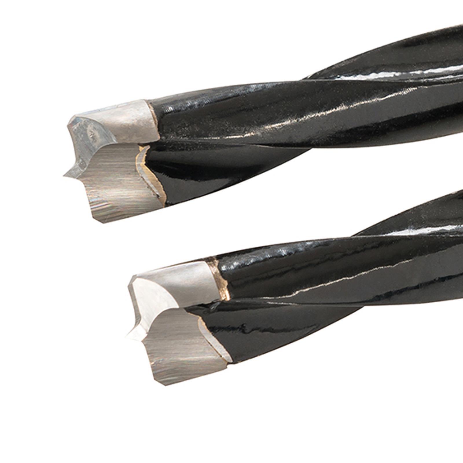 Dowel Jointer Bits 2Pk 10mm 710W Dowelling Jointer Twin-Fluted Hard Steel Shank