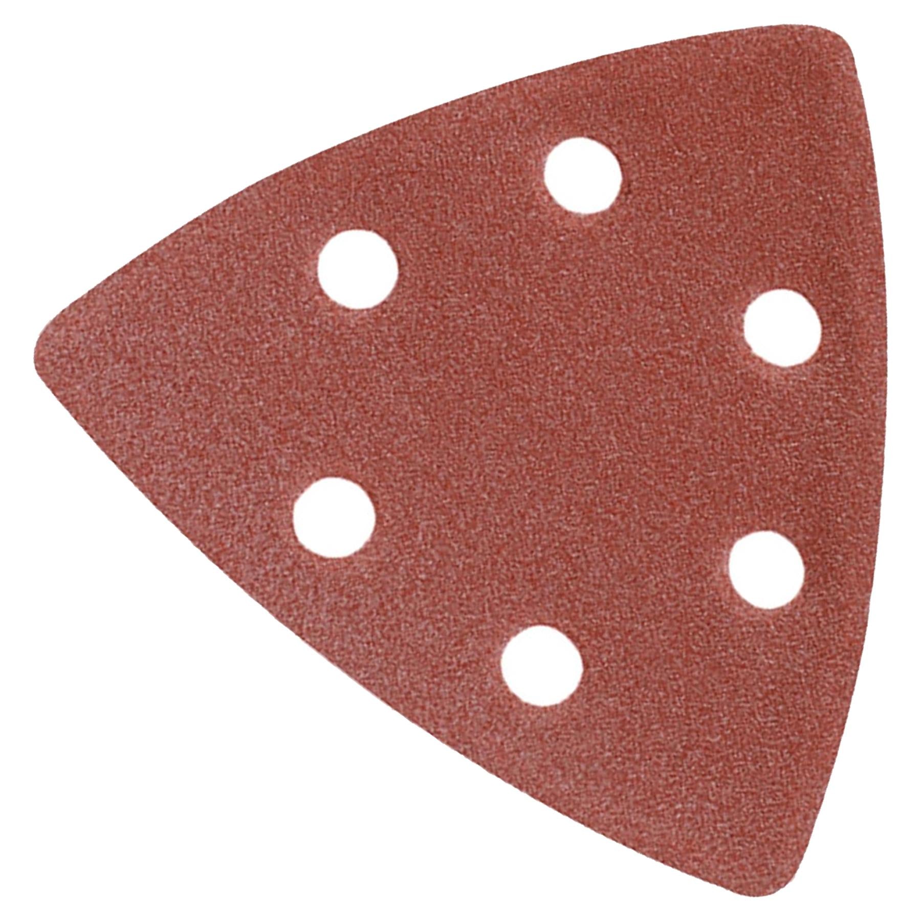 Triangle Sanding Sheets 90mm 10Pk Grit 120 Hook & Loop Aluminium Oxide