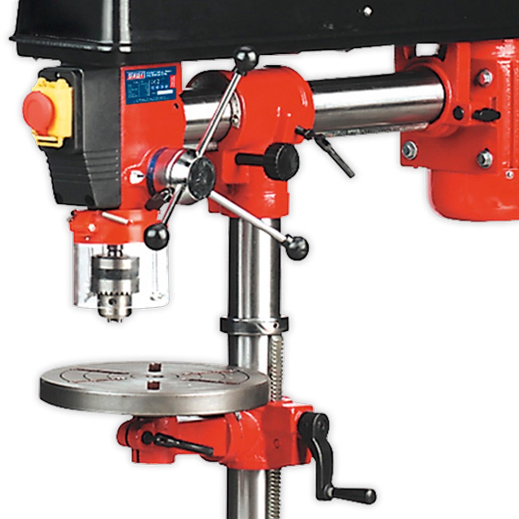 Sealey Radial Pillar Drill Bench 5-Speed 820mm Height 550W/230V