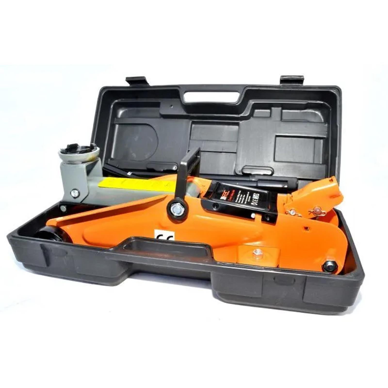 2 Tonne Ton Light Floor Jack In An Easy Carry Case , Boot Home Car