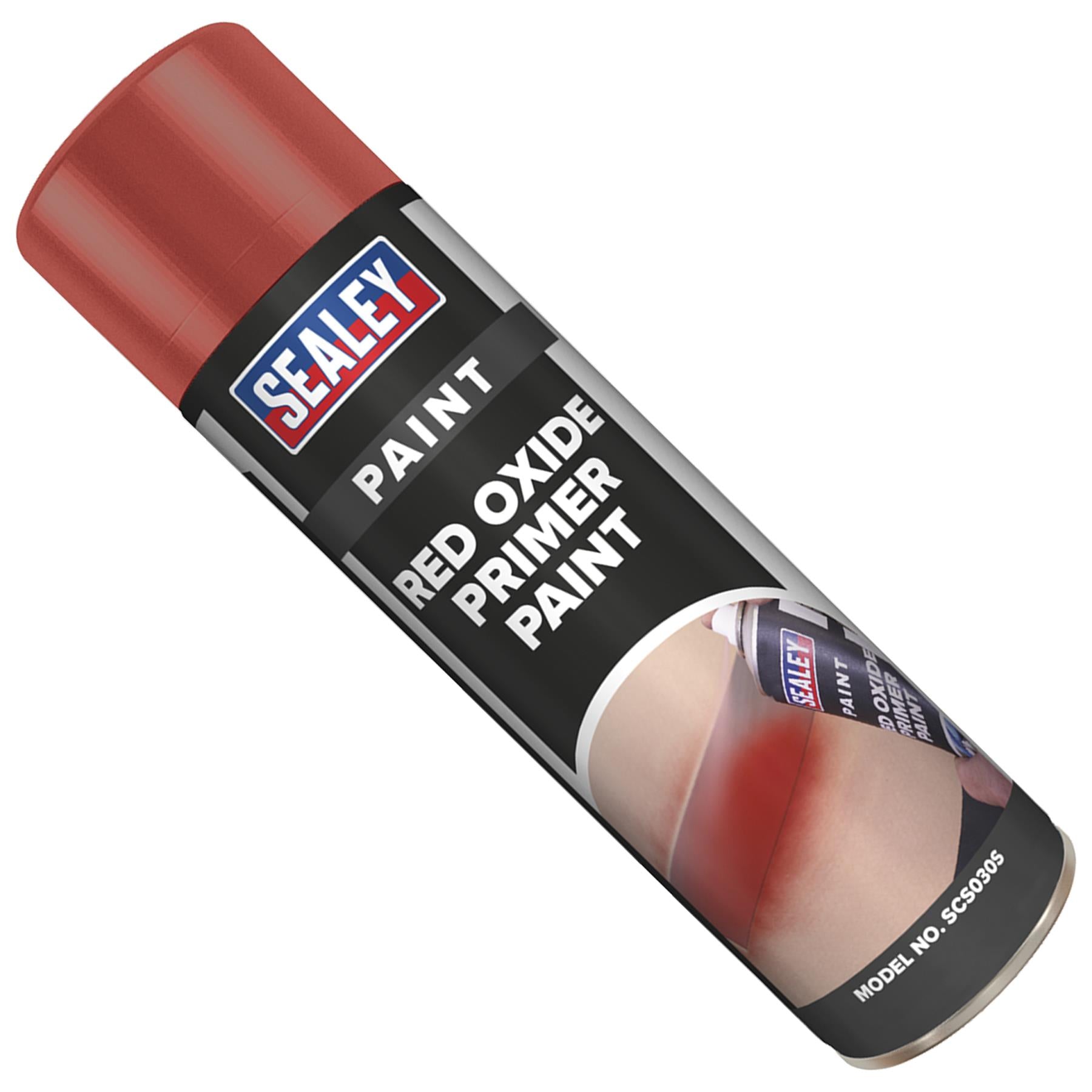 Sealey Red Oxide Primer Paint 500ml Single