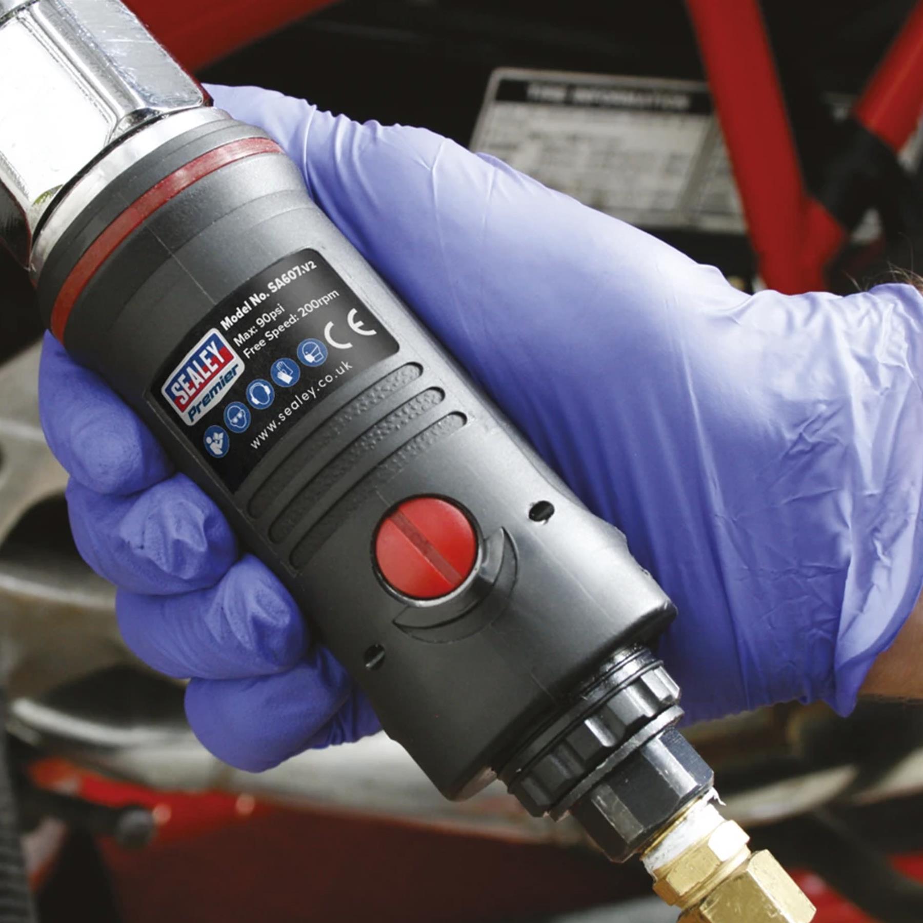 Sealey Air Ratchet Wrench 3/8"Sq Drive Premier