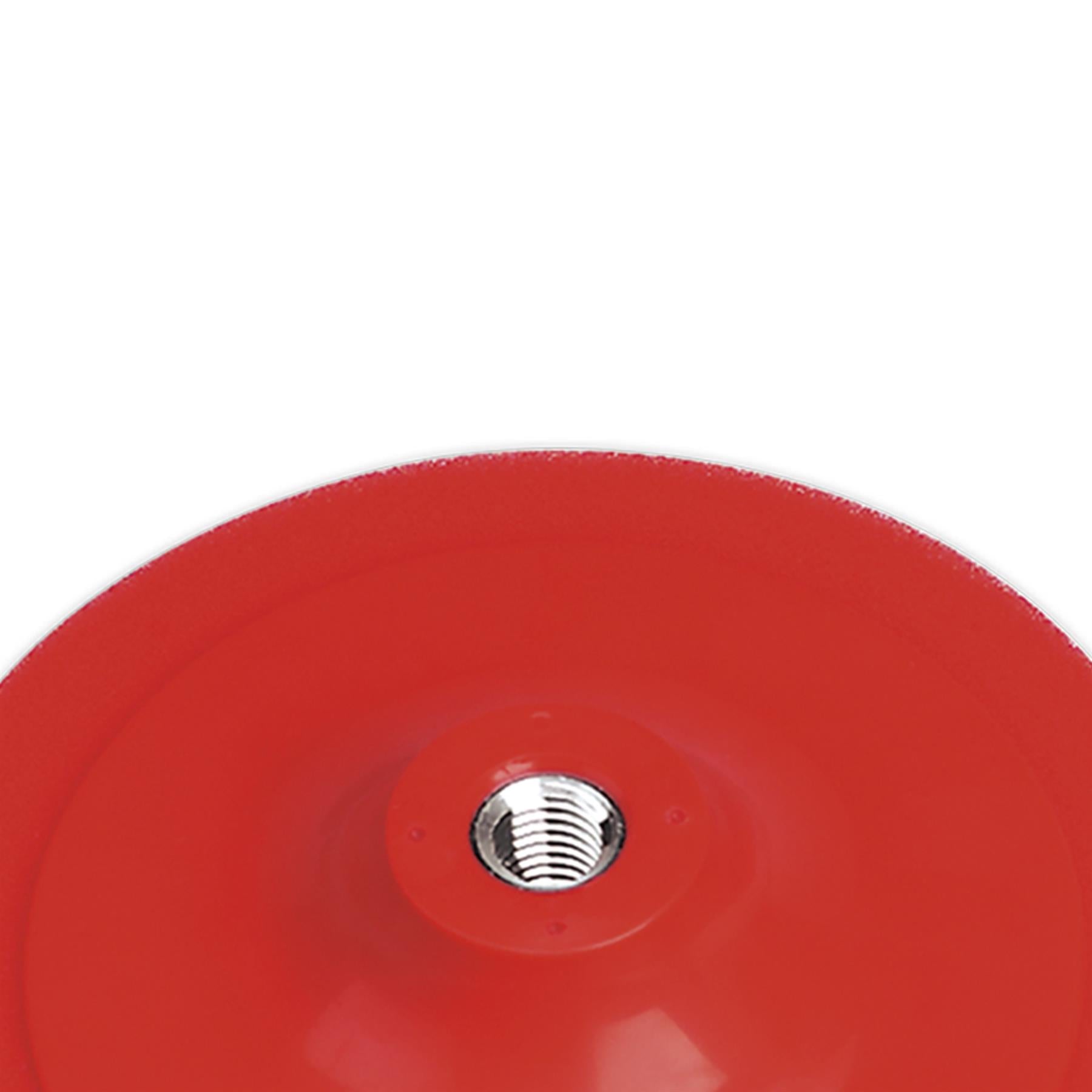 Sealey Buffing & Polishing Foam Head 150x50mm M14x2mm Red/U-Soft