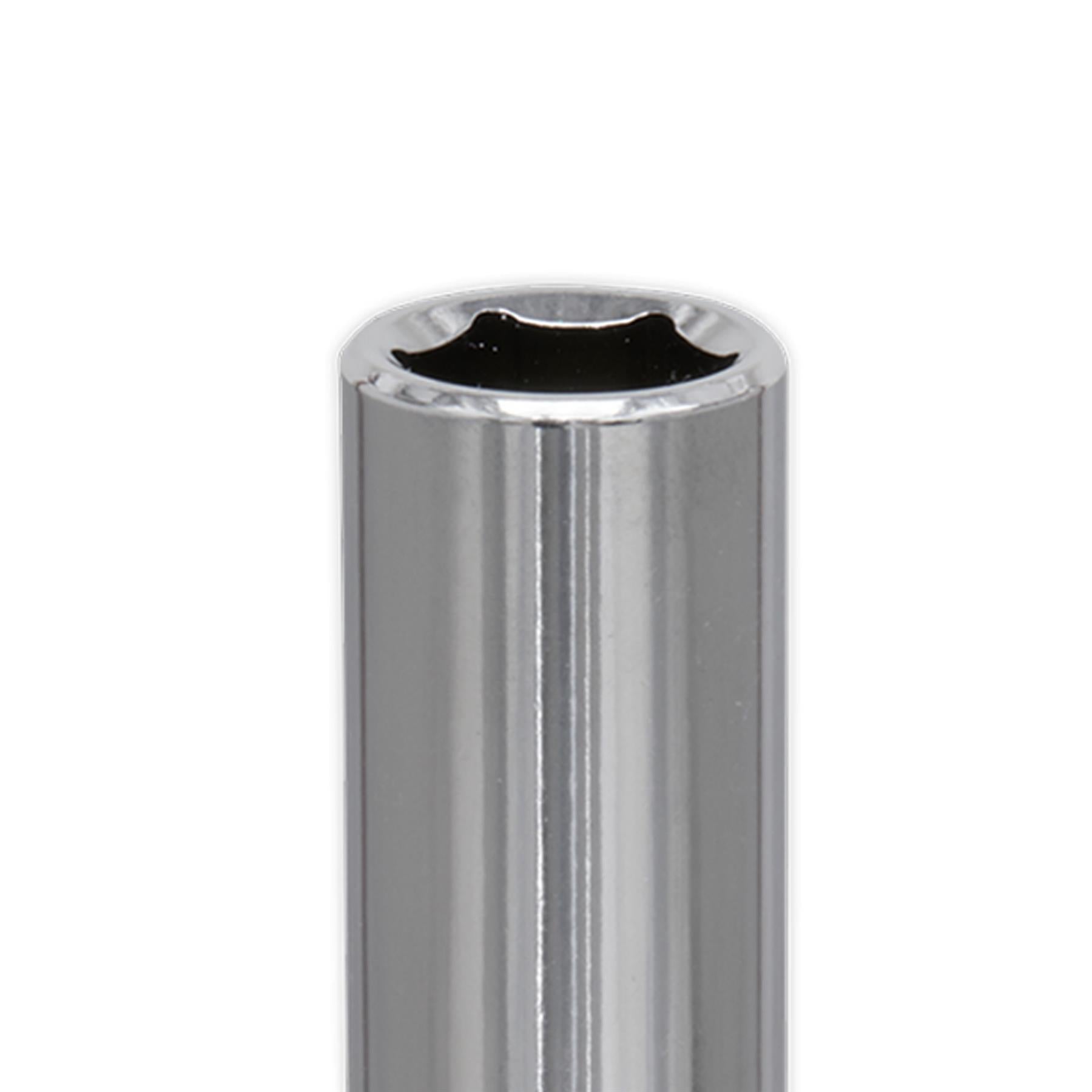 Sealey WallDrive Socket 11mm Deep 1/2"Sq Drive Carbon Steel