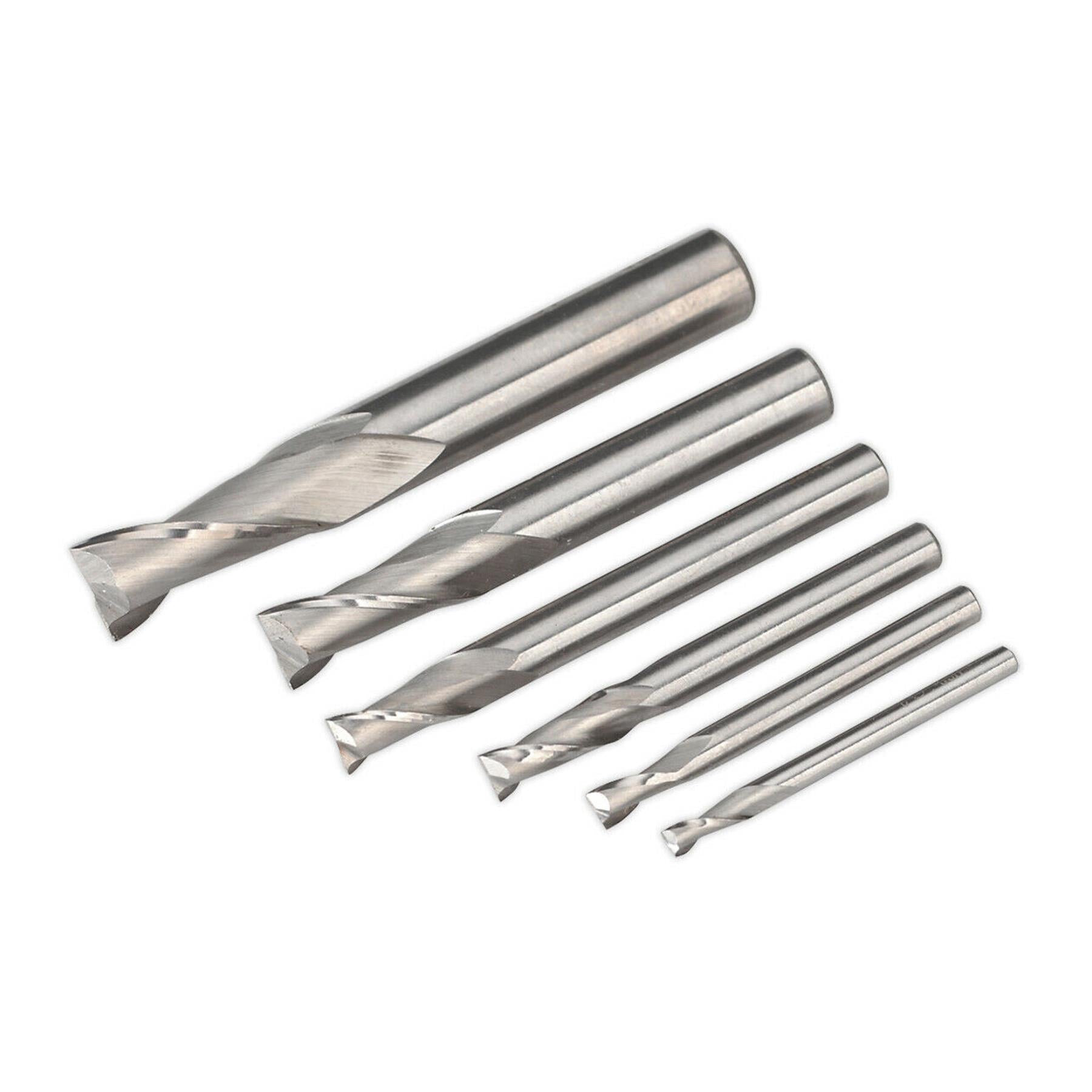 Sealey HSS End Mill Set MT2 3-10mm
