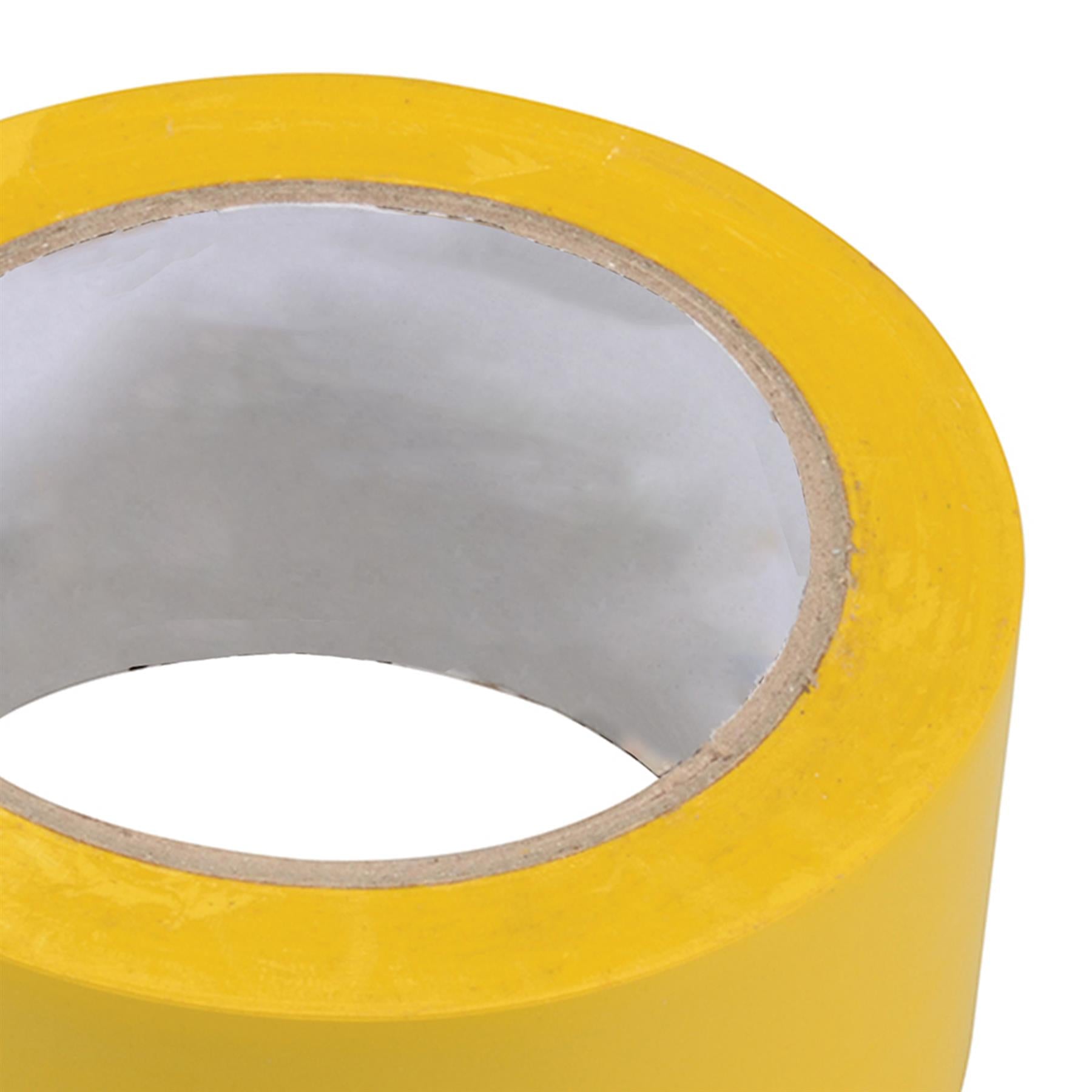 10 x High Quality PVC Electrical Insulation Tape (2 Inch 50mm) Yellow Wide Flame Retardent
