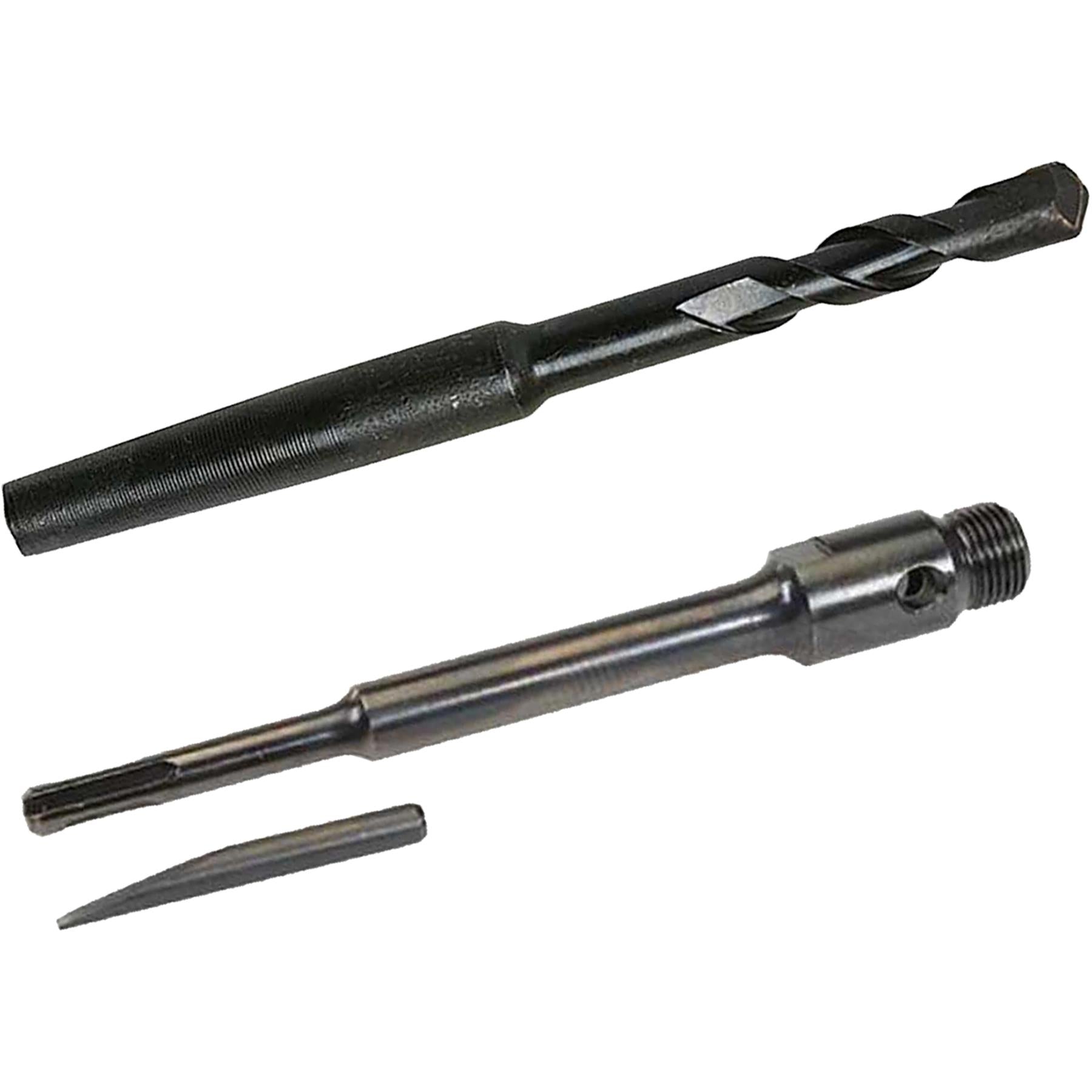 TCT Core Drill Bit 150mm Hole Saw Masonry Stone Brick SDS Plus 200mm Shaft Pilot