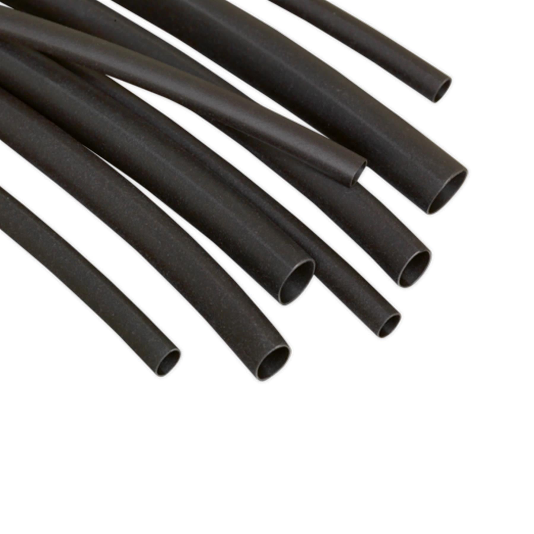 Sealey Heat Shrink Tubing Assortment 180pc 50 & 100mm Black