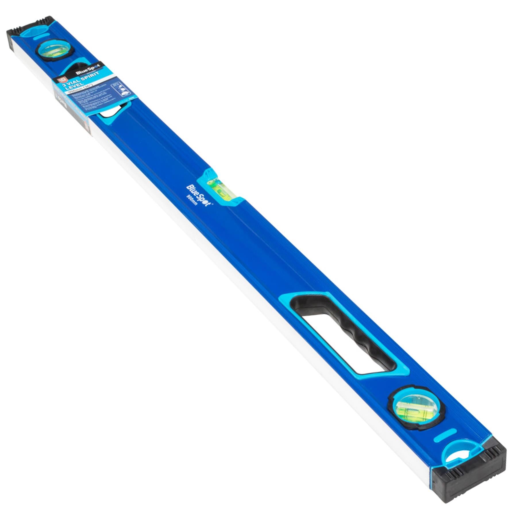 BlueSpot Spirit Level 900mm 3Ft 36in 90cm 3 Vial Shockproof Levels
