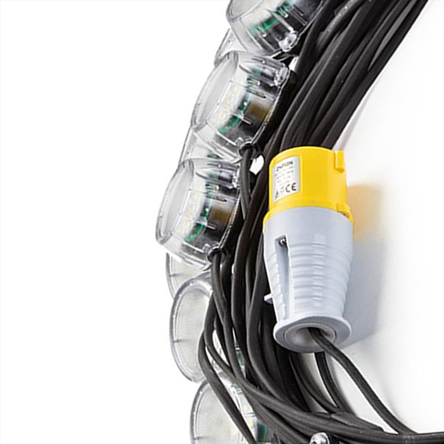 Defender 50m Heavy Duty LED Encapsulated Festoon String Lights 120W 110V 120W