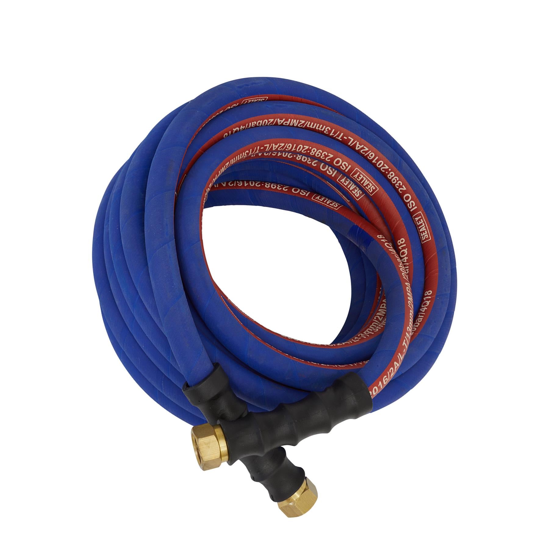 Sealey Air Compressor Hose 10m x Ø13mm with 1/2"BSP Unions Extra-Heavy-Duty