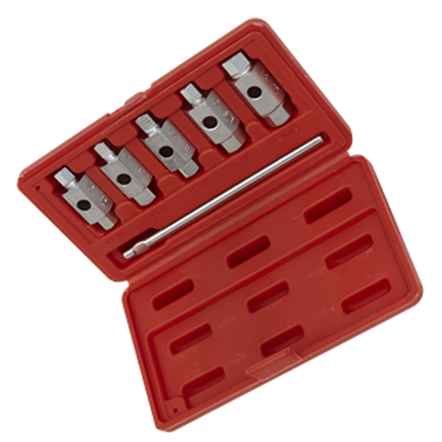 Sealey Drain Key Set 6pc Double End